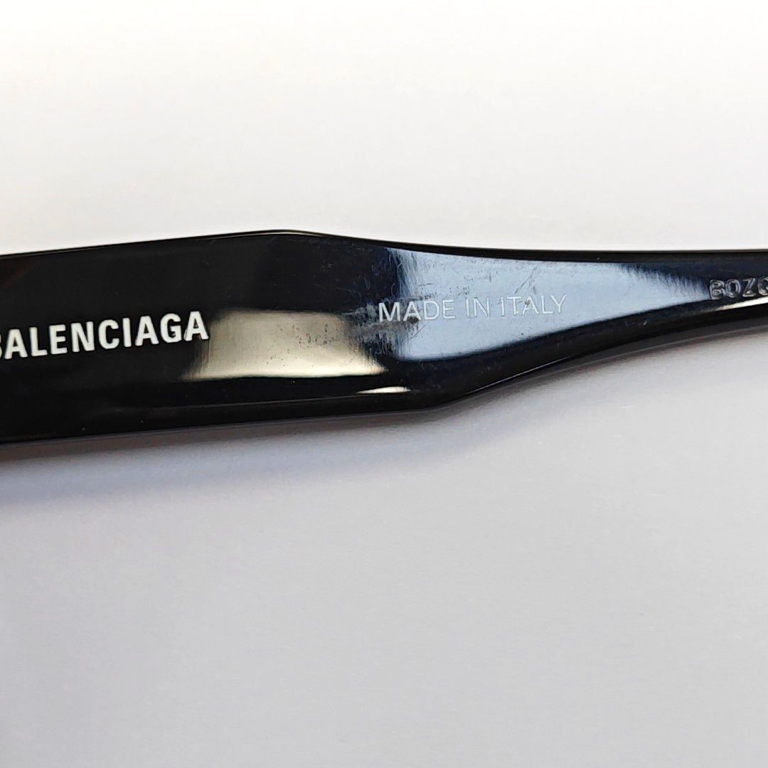 Balenciaga Balenciaga Oval Sunglasses Black Size ONE SIZE - 6 Thumbnail