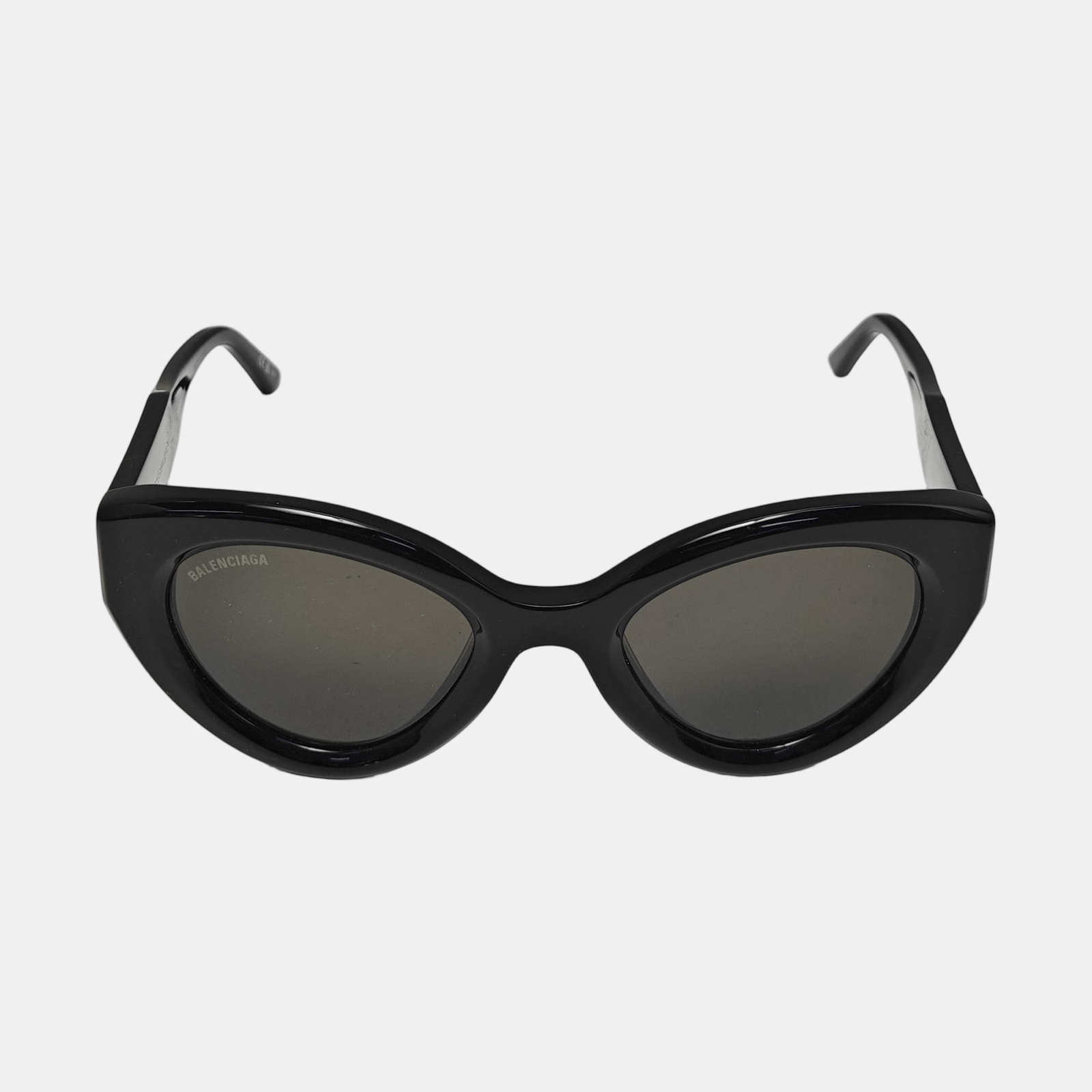 Balenciaga Balenciaga Oval Sunglasses Black Size ONE SIZE - 2 Thumbnail