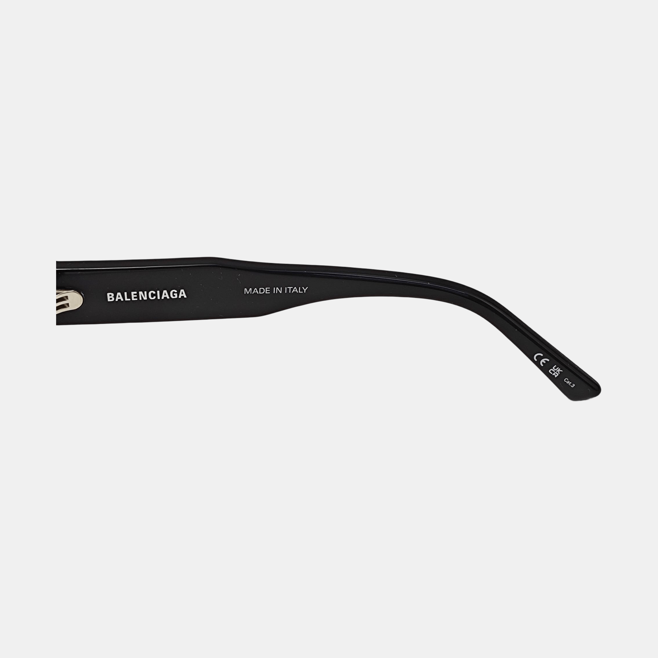 Balenciaga Balenciaga Oval Sunglasses Black Size ONE SIZE - 3 Thumbnail
