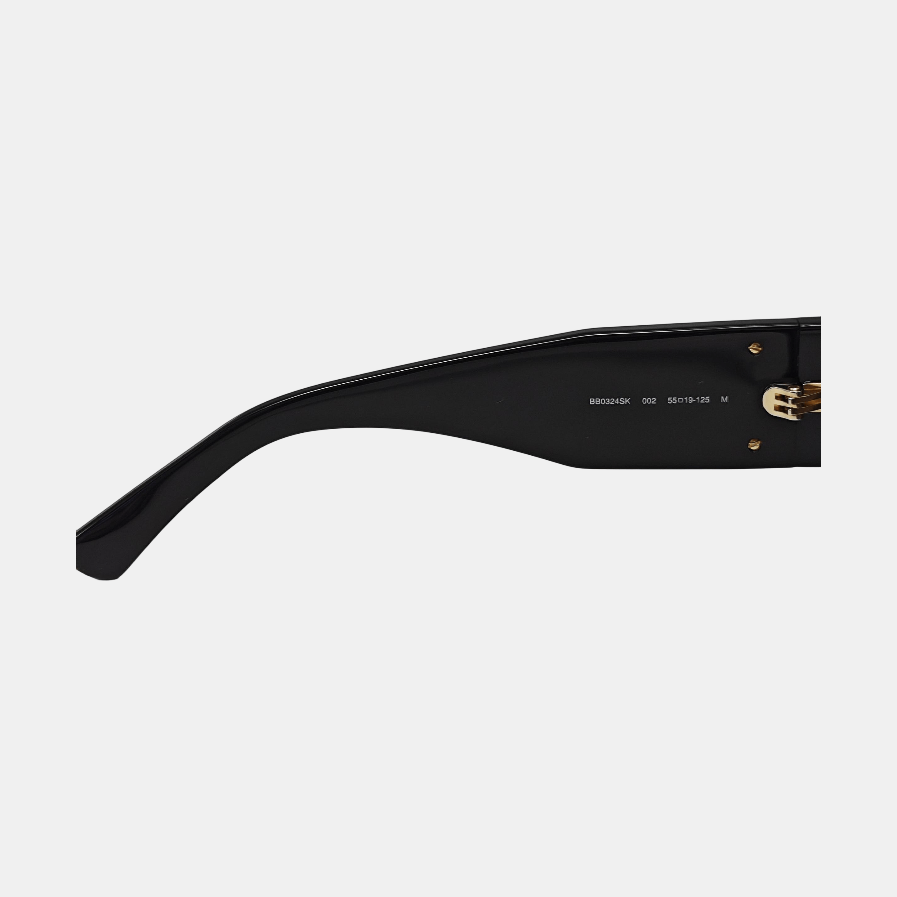 Balenciaga Balenciaga Gold BB Rectangular Sunglasses Size ONE SIZE - 4 Thumbnail