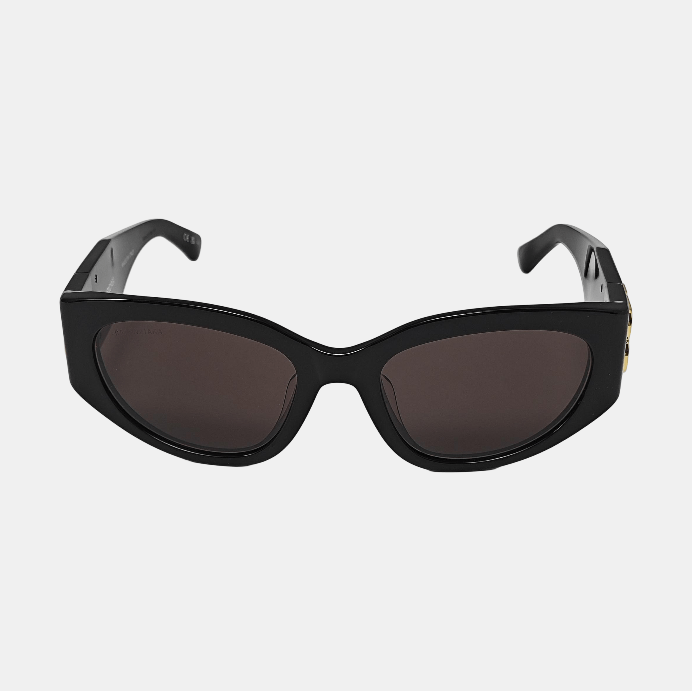 Balenciaga Balenciaga Gold BB Rectangular Sunglasses Size ONE SIZE - 2 Thumbnail