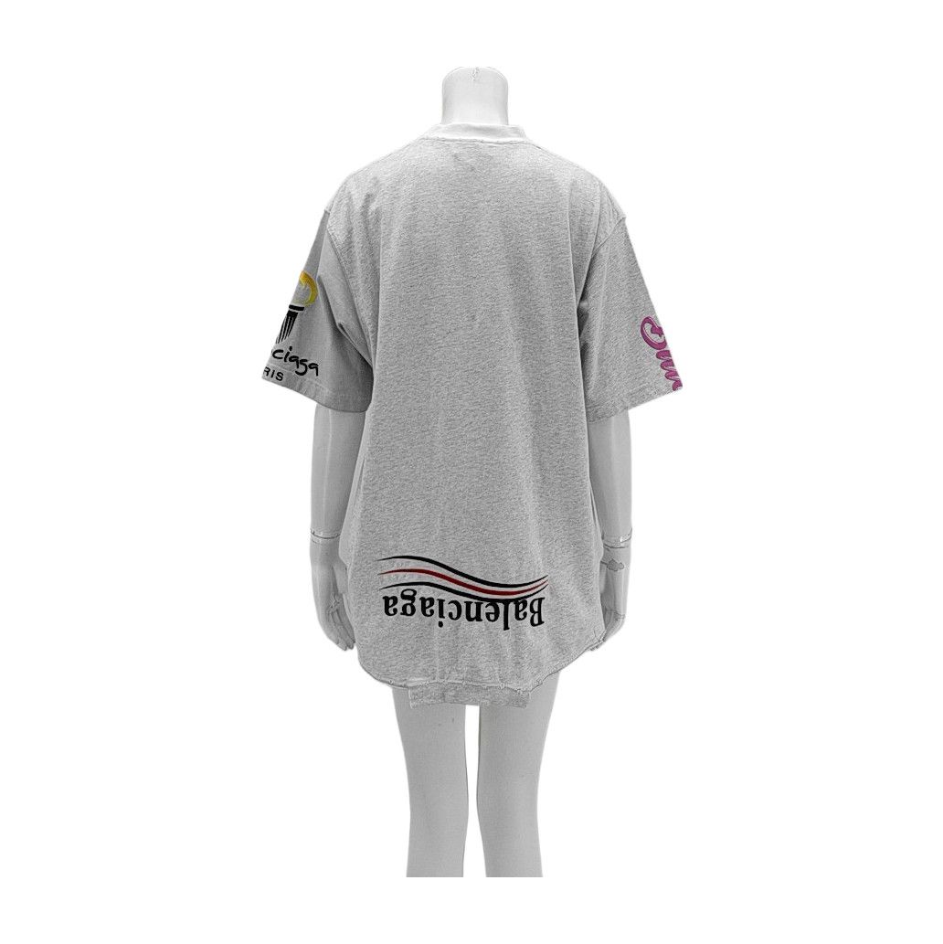 Balenciaga Balenciaga Logo T-Shirt Size L Size L / US 10 / IT 46 - 2 Thumbnail