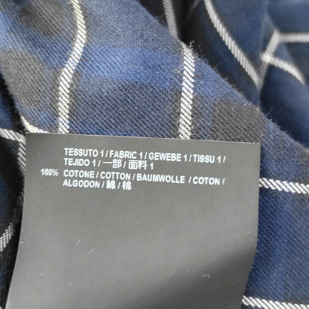 Balenciaga Balenciaga Check Logo Button Up Shirt Size 38 Size S / US 4 / IT 40 - 3 Thumbnail