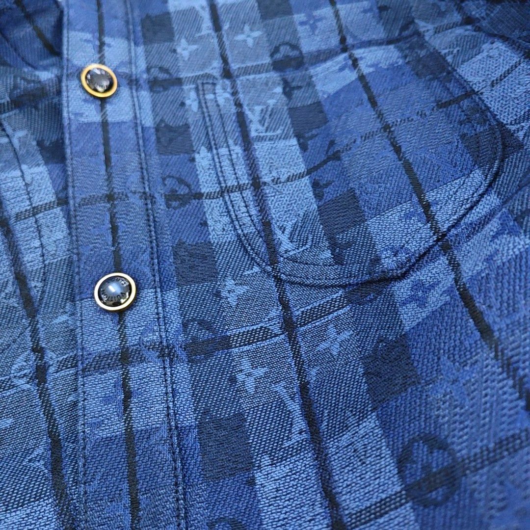 Louis Vuitton Louis Vuitton Monogram Plaid Overshirt XXL Size US XXL / EU 58 / 5 - 7 Thumbnail