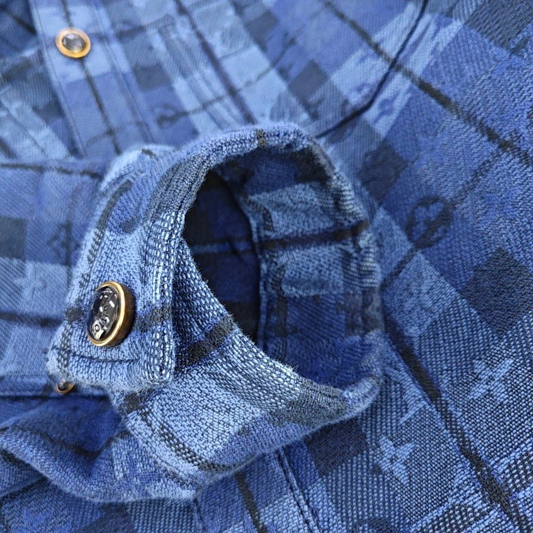 Louis Vuitton Louis Vuitton Monogram Plaid Overshirt XXL Size US XXL / EU 58 / 5 - 8 Thumbnail