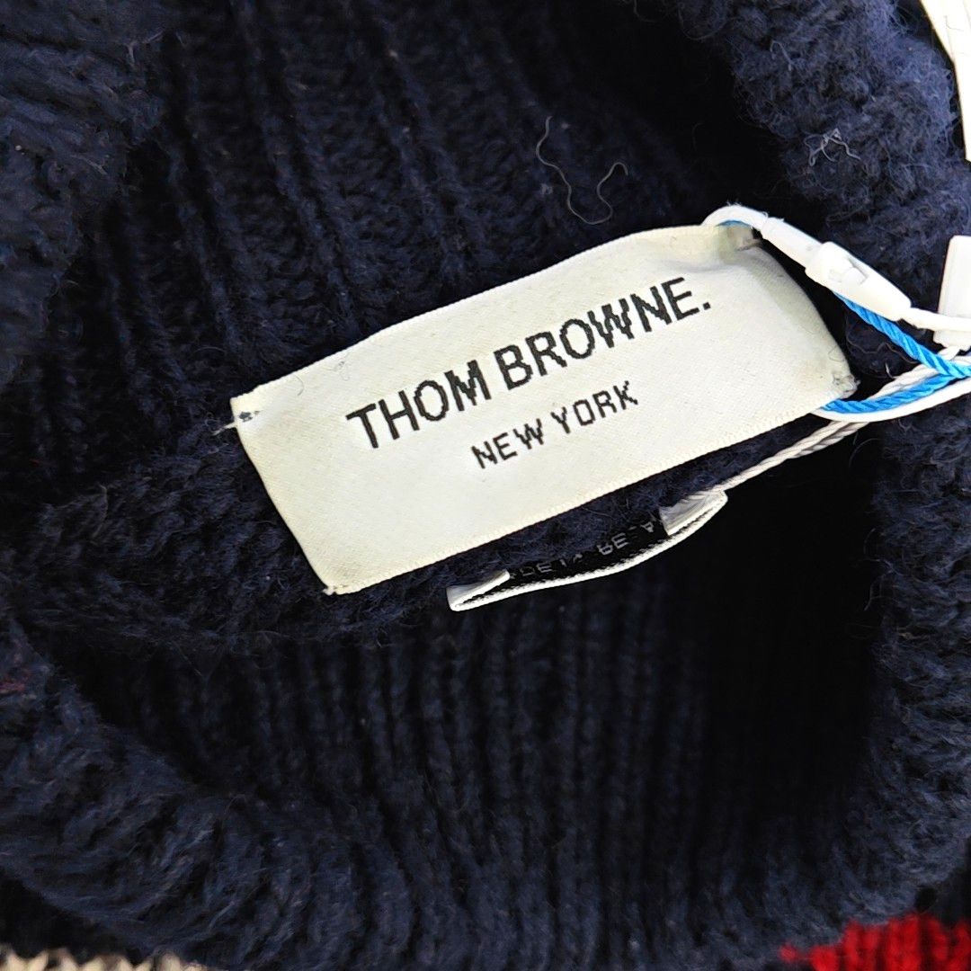 Thom Browne THOM BROWNE Cable Knit Turtleneck Sweater Size 4 Size XL / US 12-14 / IT 48-50 - 5 Thumbnail