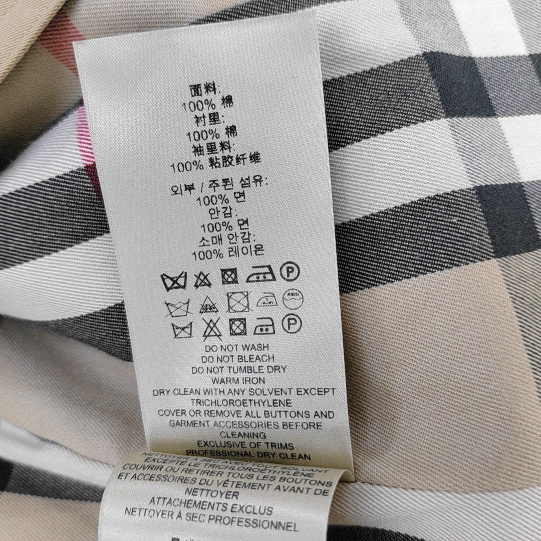 Burberry Burberry Cotton Trench Coat UK 6 Size XS / US 0-2 / IT 36-38 - 4 Thumbnail
