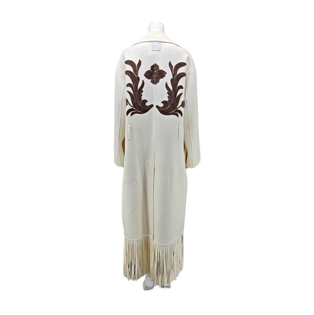 Louis Vuitton Louis Vuitton Embroidered Fringe Wool Coat Size S Size S / US 4 / IT 40 - 2 Thumbnail