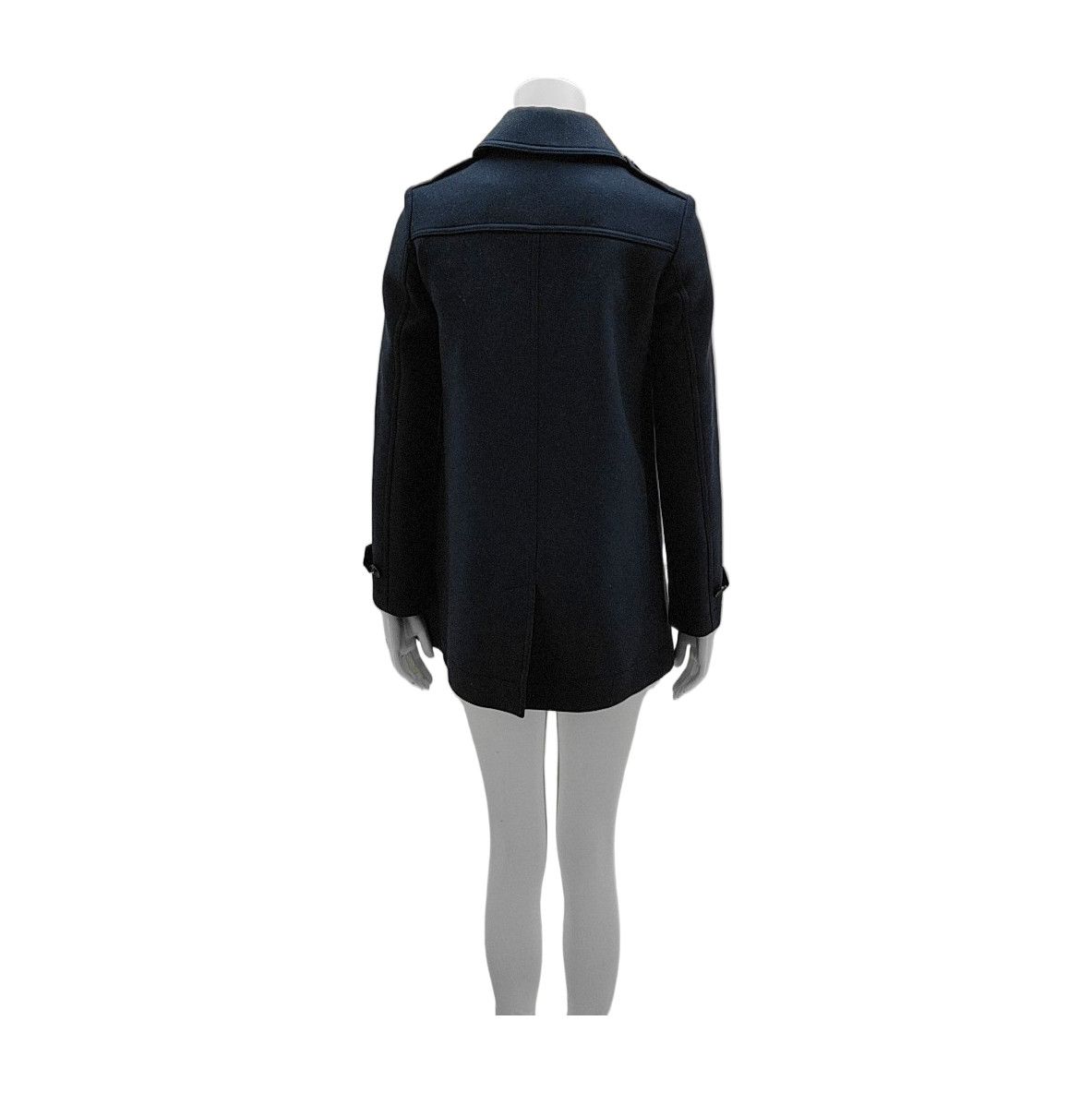 Burberry Burberry Brit Wool Blend Coat Navy Size XS Size XS / US 0-2 / IT 36-38 - 2 Thumbnail