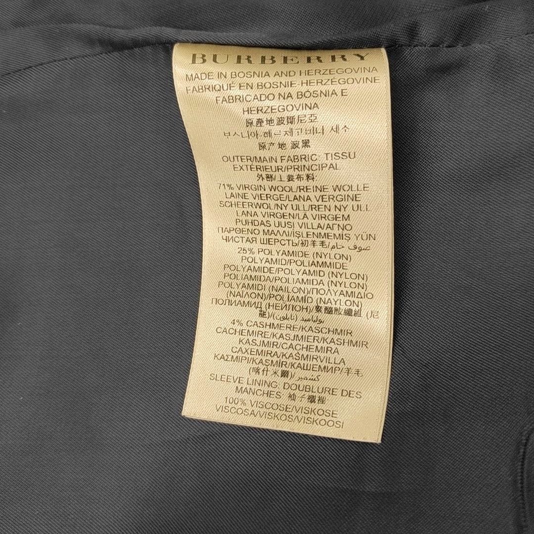Burberry Burberry Brit Wool Blend Coat Navy Size XS Size XS / US 0-2 / IT 36-38 - 3 Thumbnail