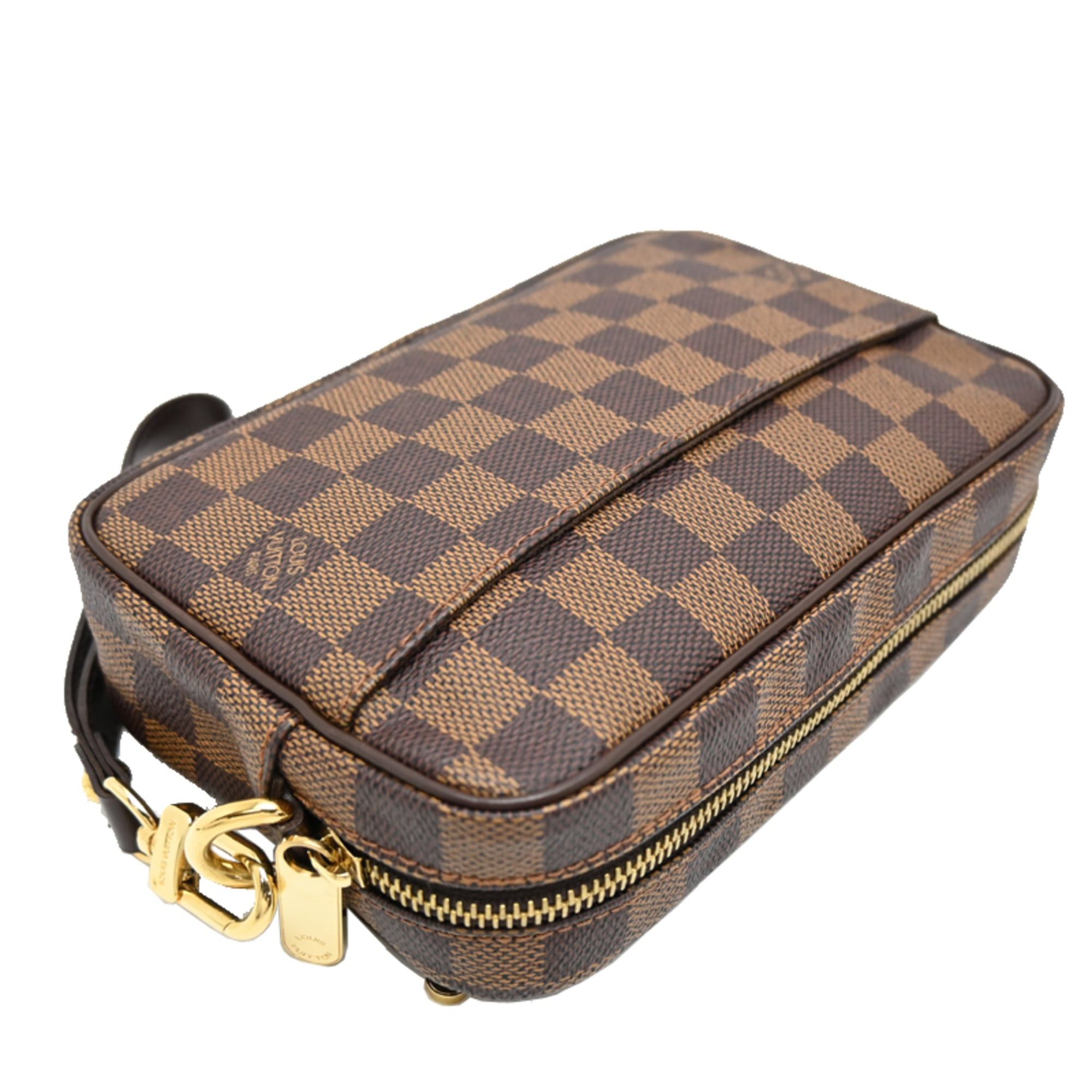 Louis Vuitton Louis Vuitton Pochette Billet Macao Women's/Men's Shoulder Bag N61739 (Discontinued) Damier Brown Size ONE SIZE - 4 Thumbnail