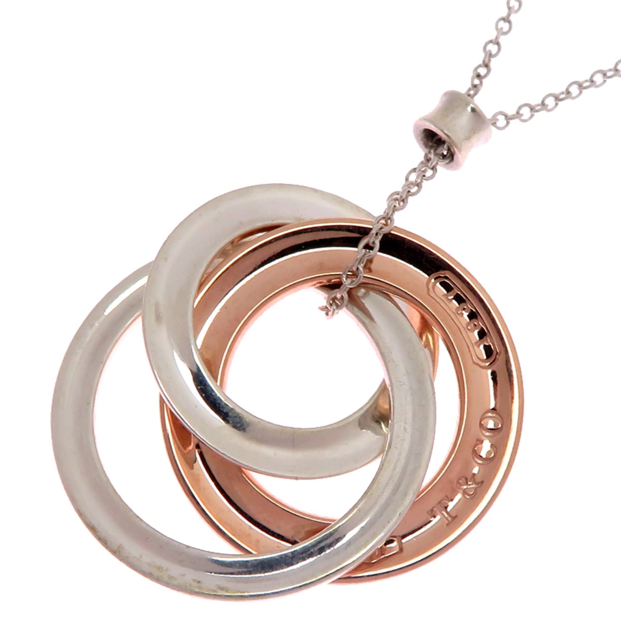Tiffany & Co. Tiffany & Co. Interlocking Circle Women's Necklace, Sterling Silver 925 Size ONE SIZE - 2 Thumbnail