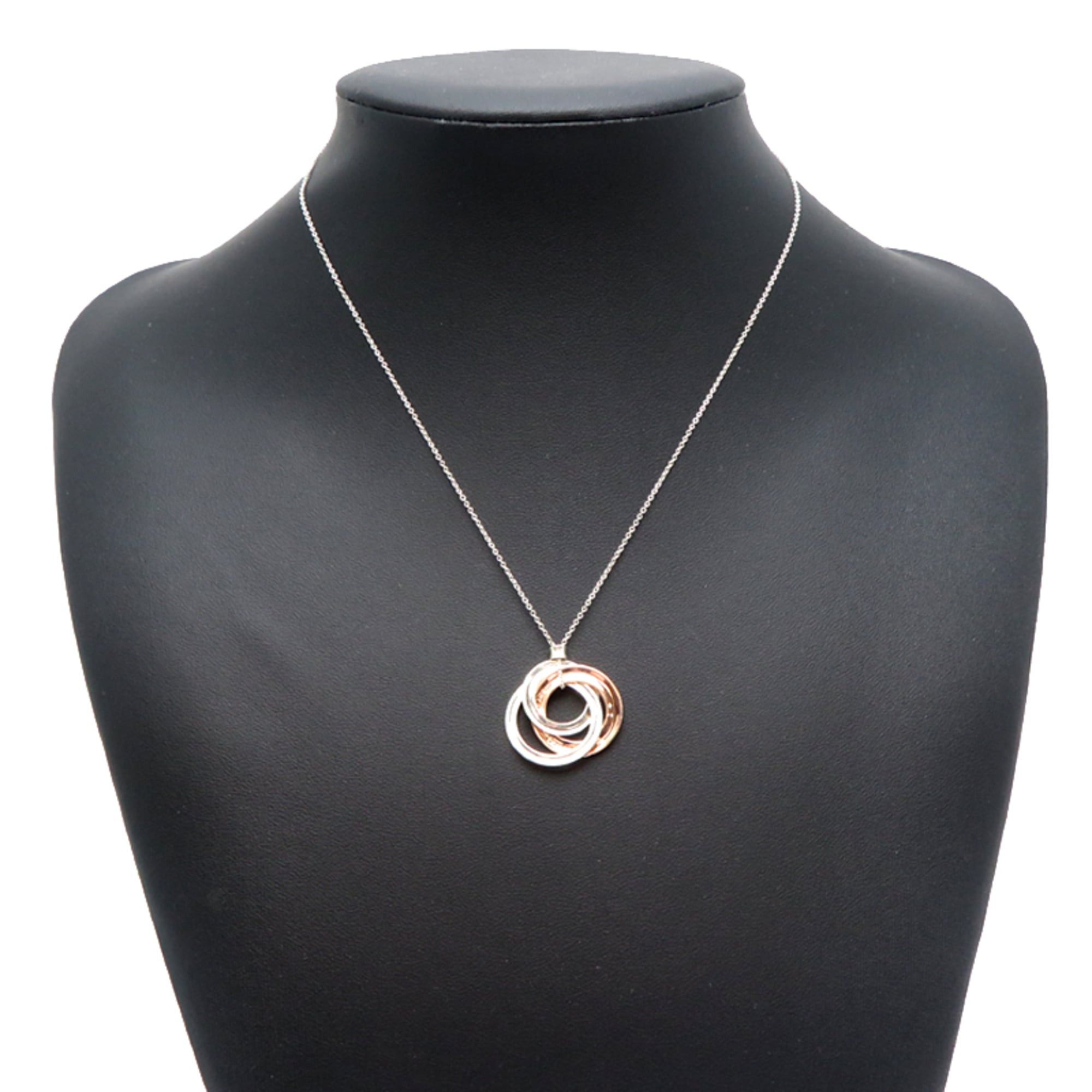 Tiffany & Co. Tiffany & Co. Interlocking Circle Women's Necklace, Sterling Silver 925 Size ONE SIZE - 9 Thumbnail
