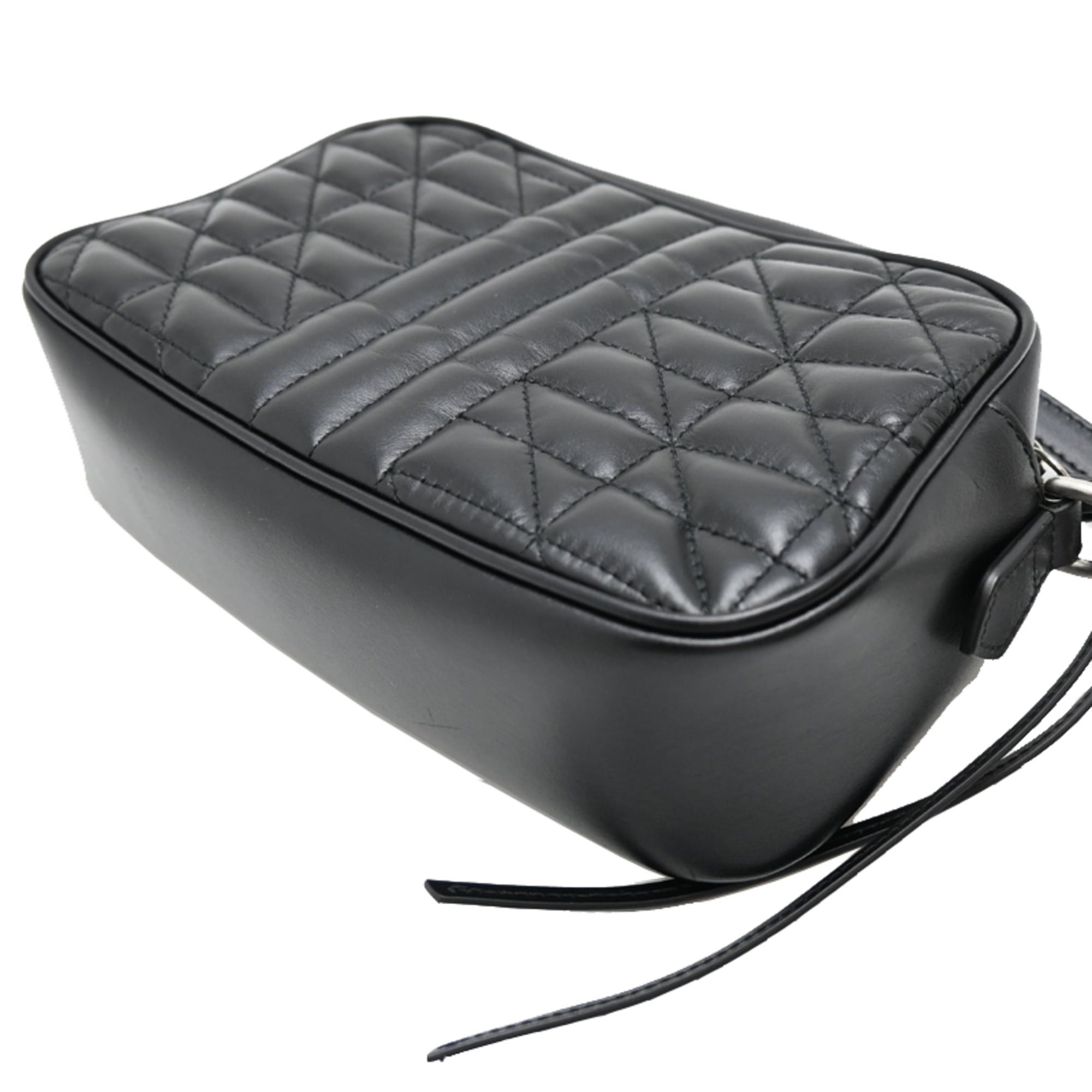 Gucci Gucci GG Marmont Shoulder Bag for Women, Leather, Black, 447632 Size ONE SIZE - 3 Thumbnail