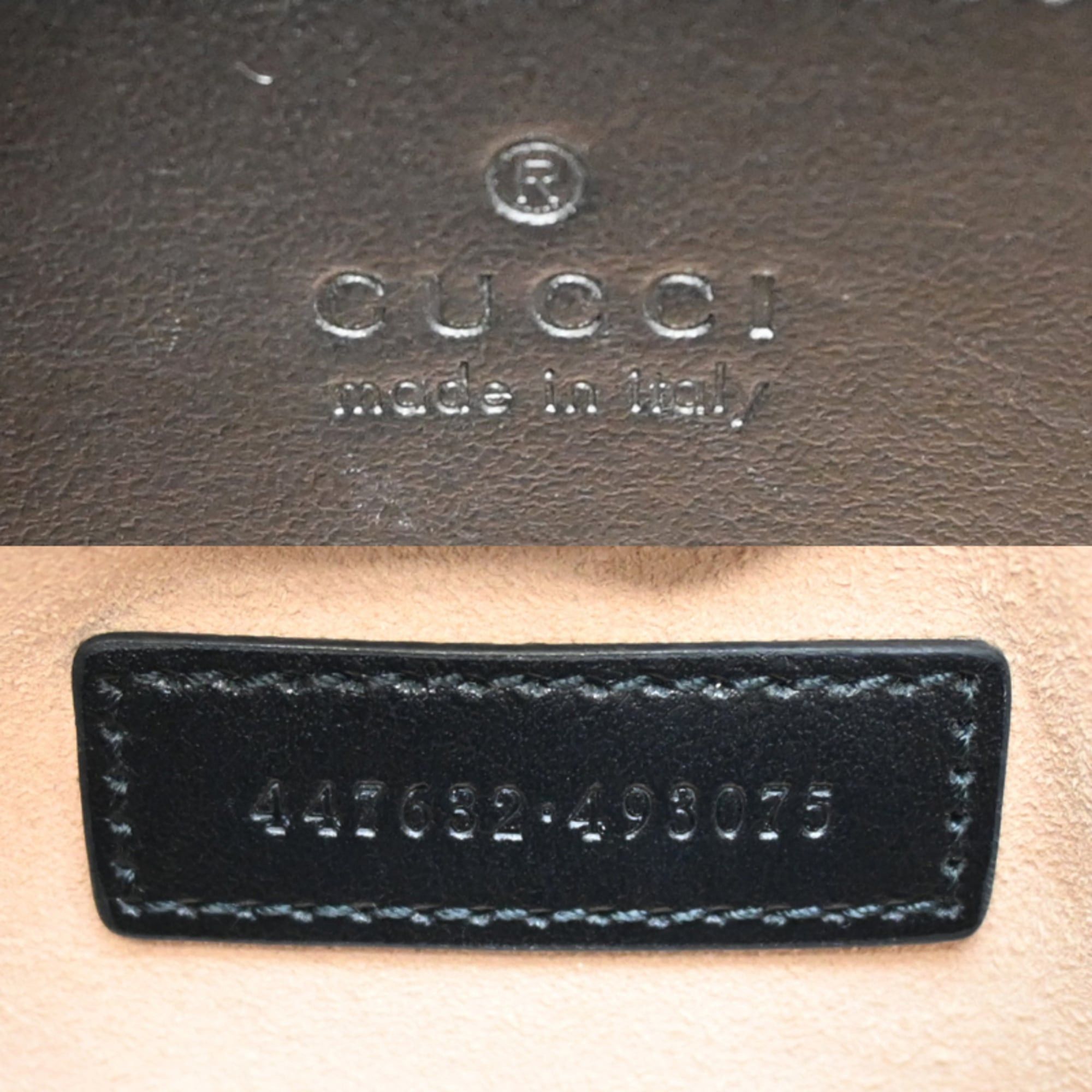 Gucci Gucci GG Marmont Shoulder Bag for Women, Leather, Black, 447632 Size ONE SIZE - 8 Thumbnail