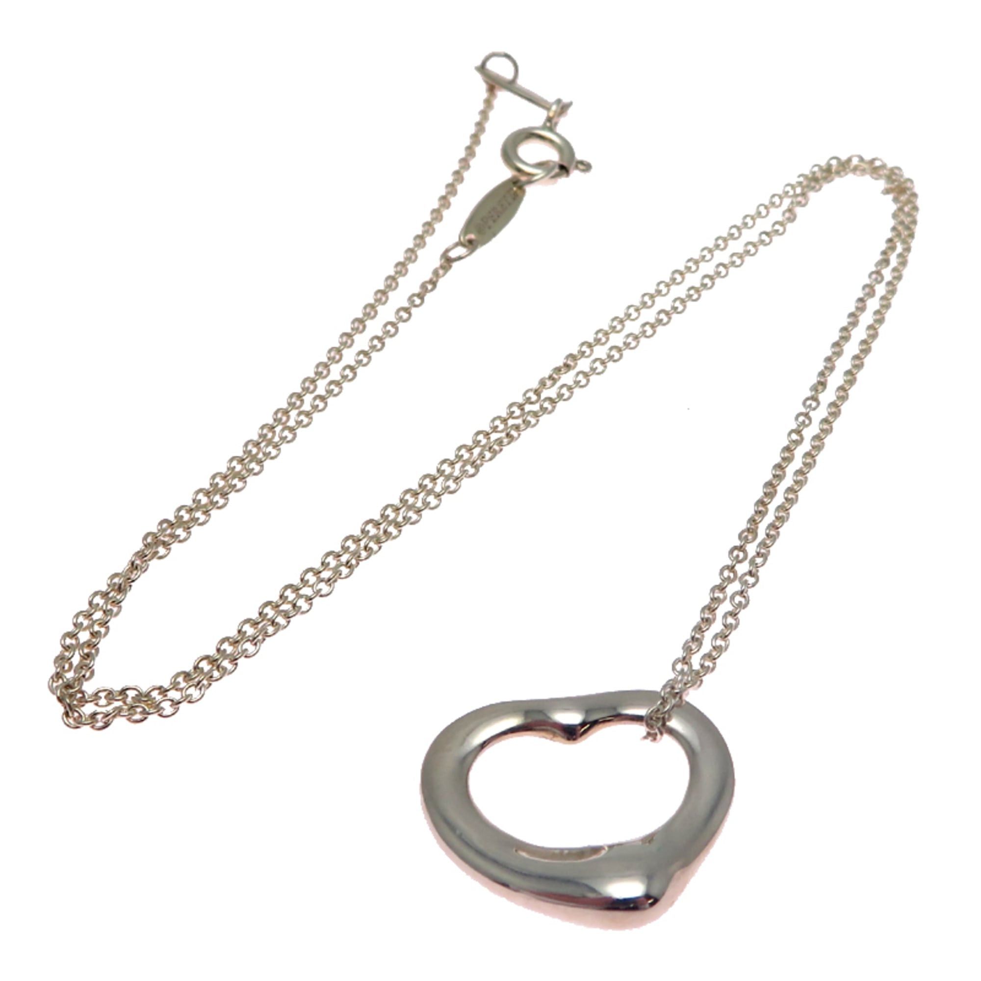 Tiffany & Co. Tiffany & Co. Open Heart Women's Necklace, Sterling Silver 925 Size ONE SIZE - 6 Thumbnail