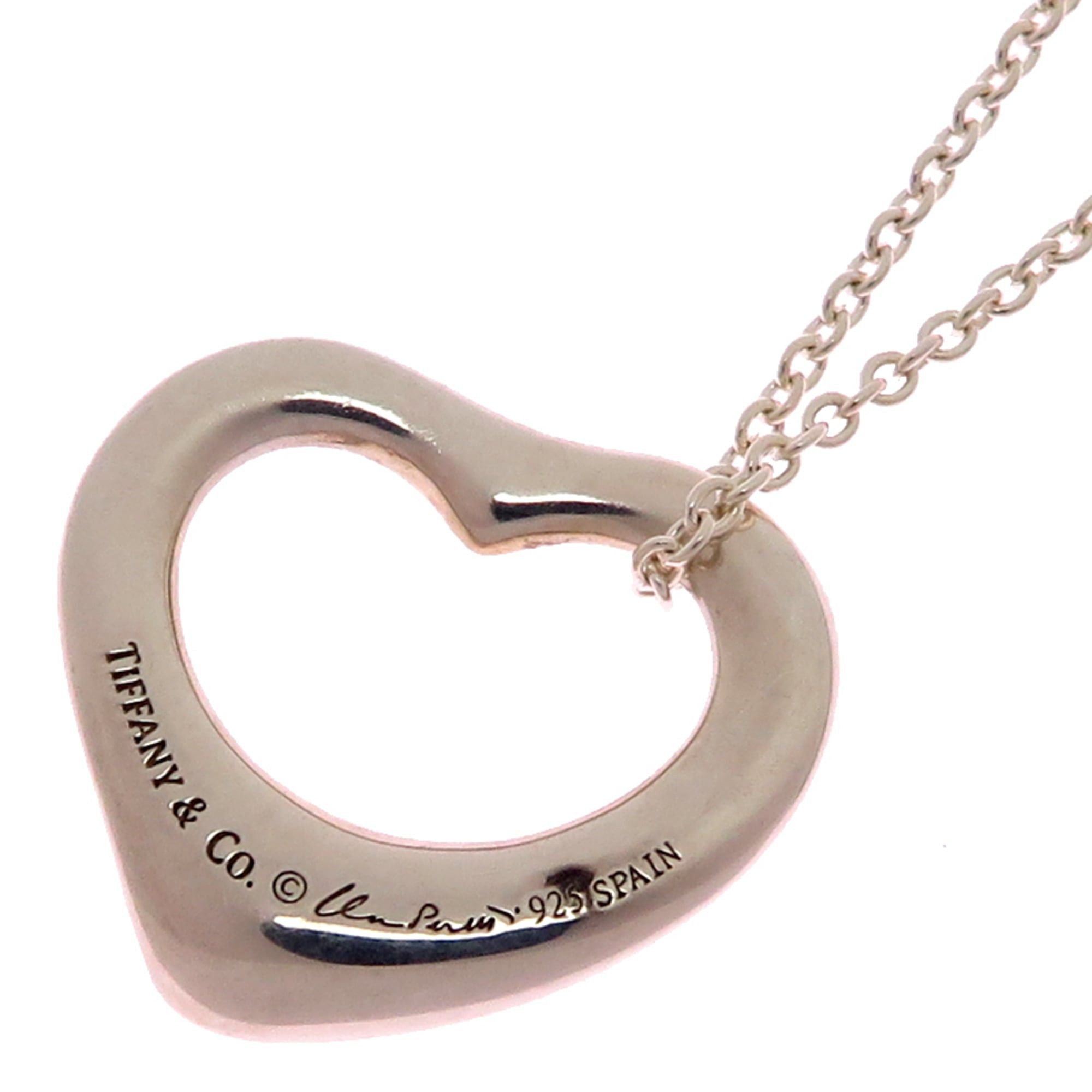 Tiffany & Co. Tiffany & Co. Open Heart Women's Necklace, Sterling Silver 925 Size ONE SIZE - 2 Thumbnail