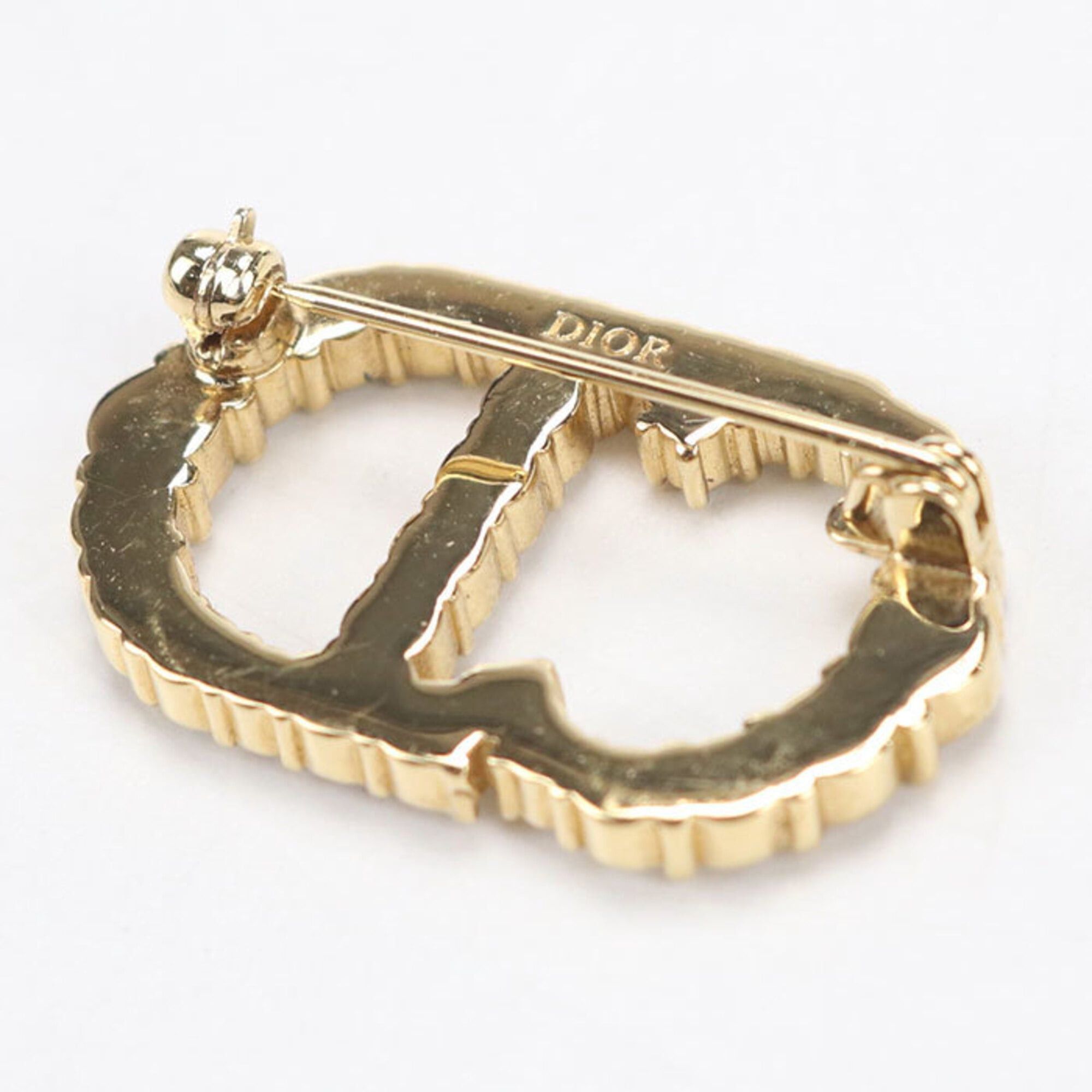 Dior Christian Dior DIOR Dior Brooch V0362CDLCY_D301 Claire D Lune Women's Gold Size ONE SIZE - 3 Thumbnail