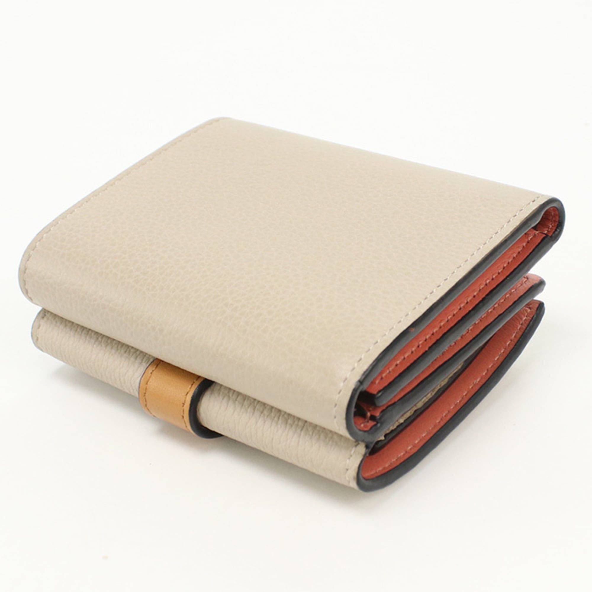 Loewe LOEWE Trifold Wallet for Women, Beige Size ONE SIZE - 2 Thumbnail