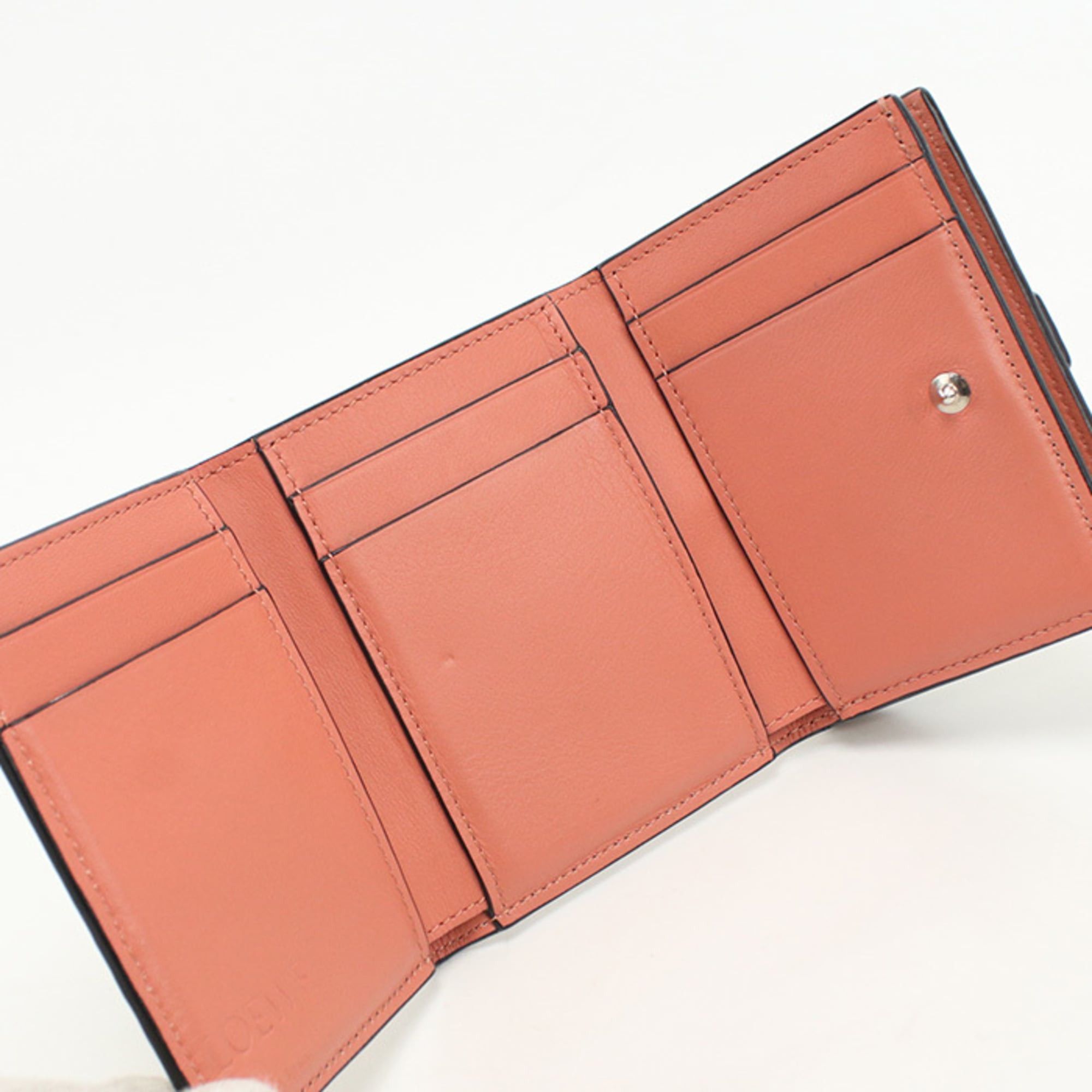 Loewe LOEWE Trifold Wallet for Women, Beige Size ONE SIZE - 3 Thumbnail