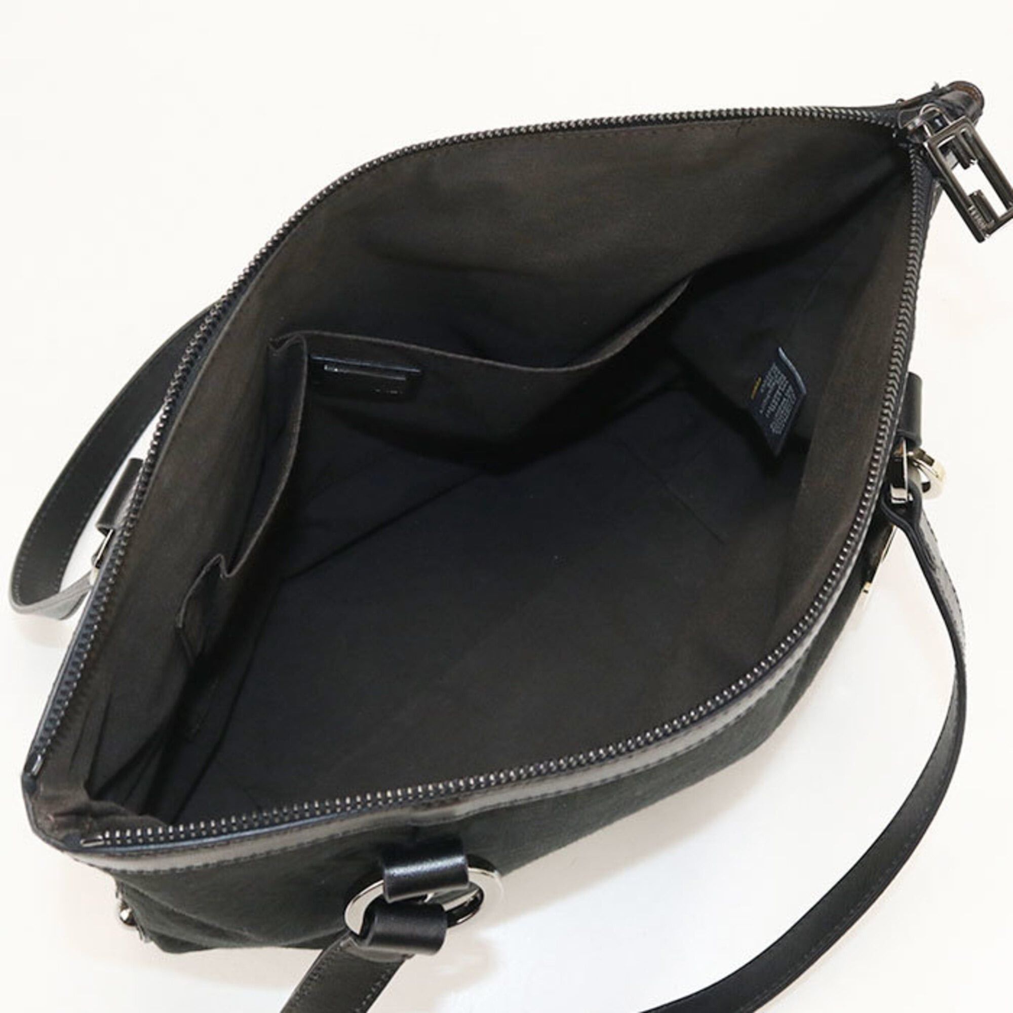 Fendi FENDI tote bag 8BH196 Zucchino, women's, black Size ONE SIZE - 3 Thumbnail