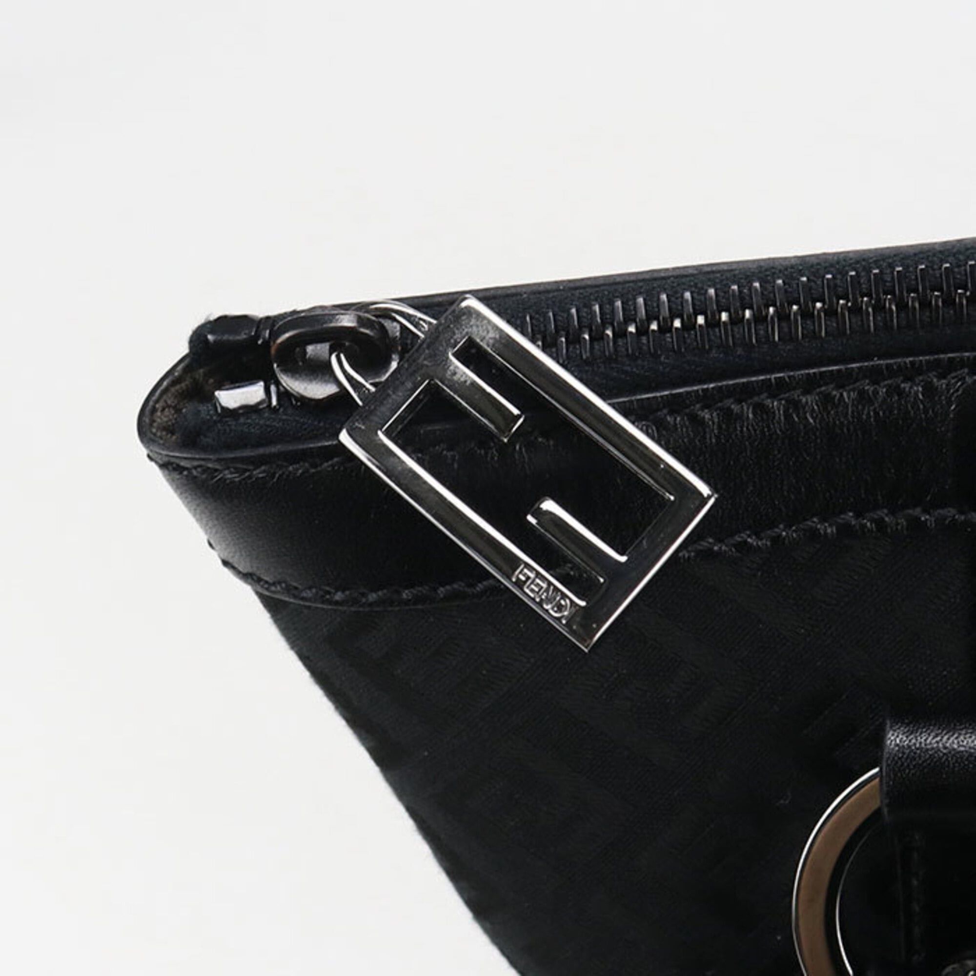 Fendi FENDI tote bag 8BH196 Zucchino, women's, black Size ONE SIZE - 4 Thumbnail