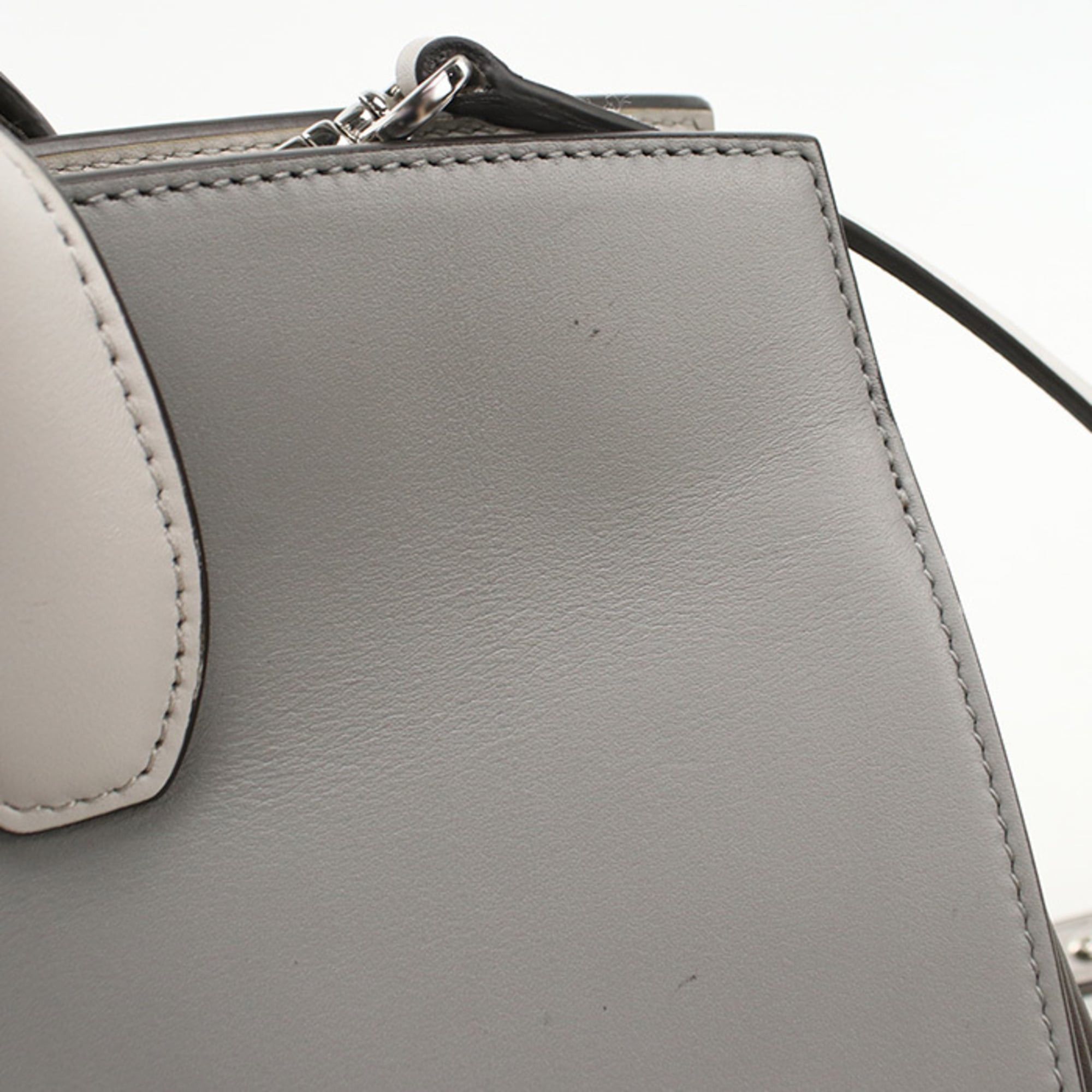 Salvatore Ferragamo Salvatore Ferragamo FERRAGAMO Ferragamo Handbag 21 H159 2WAY Gancini Women's Gray Size ONE SIZE - 6 Thumbnail