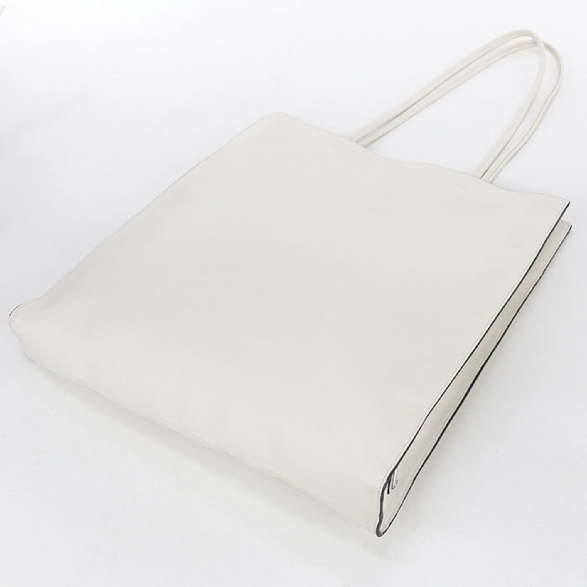 Prada Prada Tote Bag 1BG429 Triangle Logo Women's White Size ONE SIZE - 2 Thumbnail