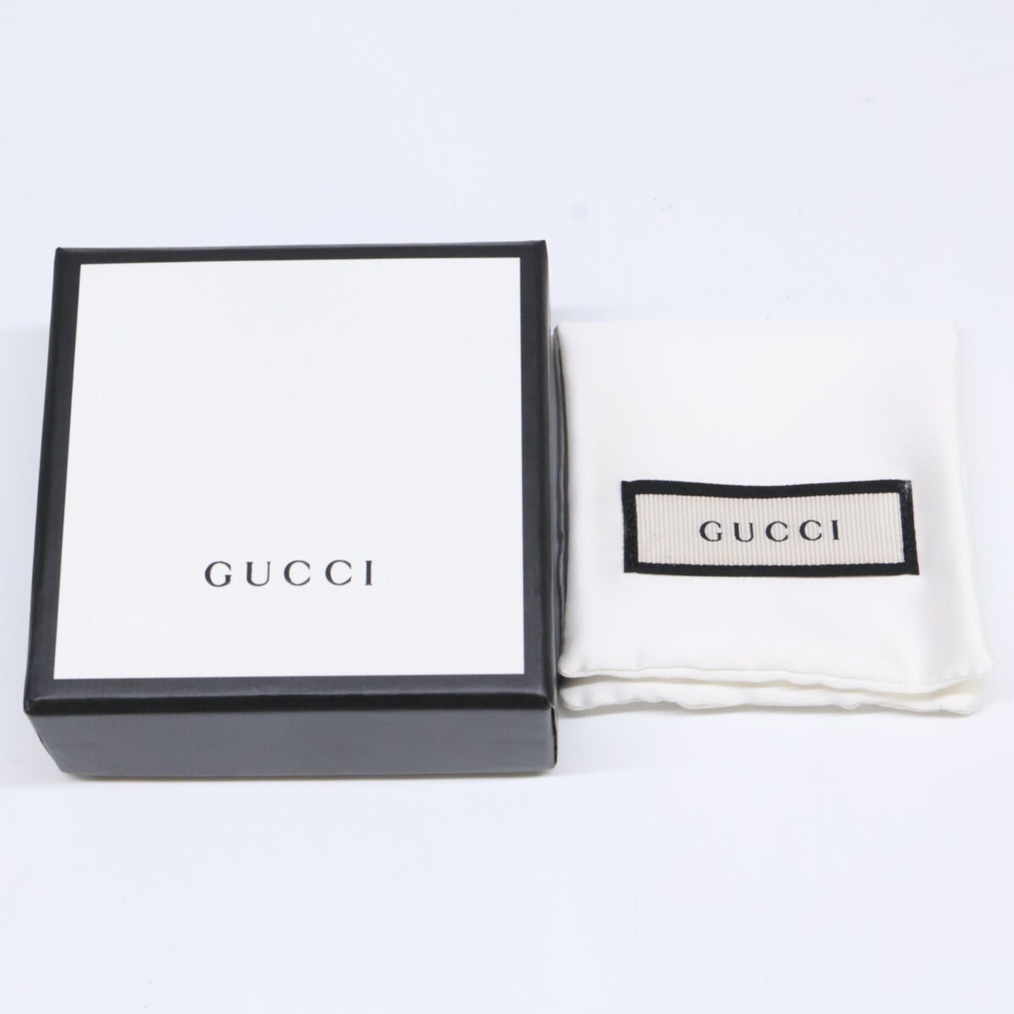 Gucci GUCCI Ag925 Interlocking GG Arabesque Ring, Size 12, Silver, Men's Size ONE SIZE - 10 Thumbnail