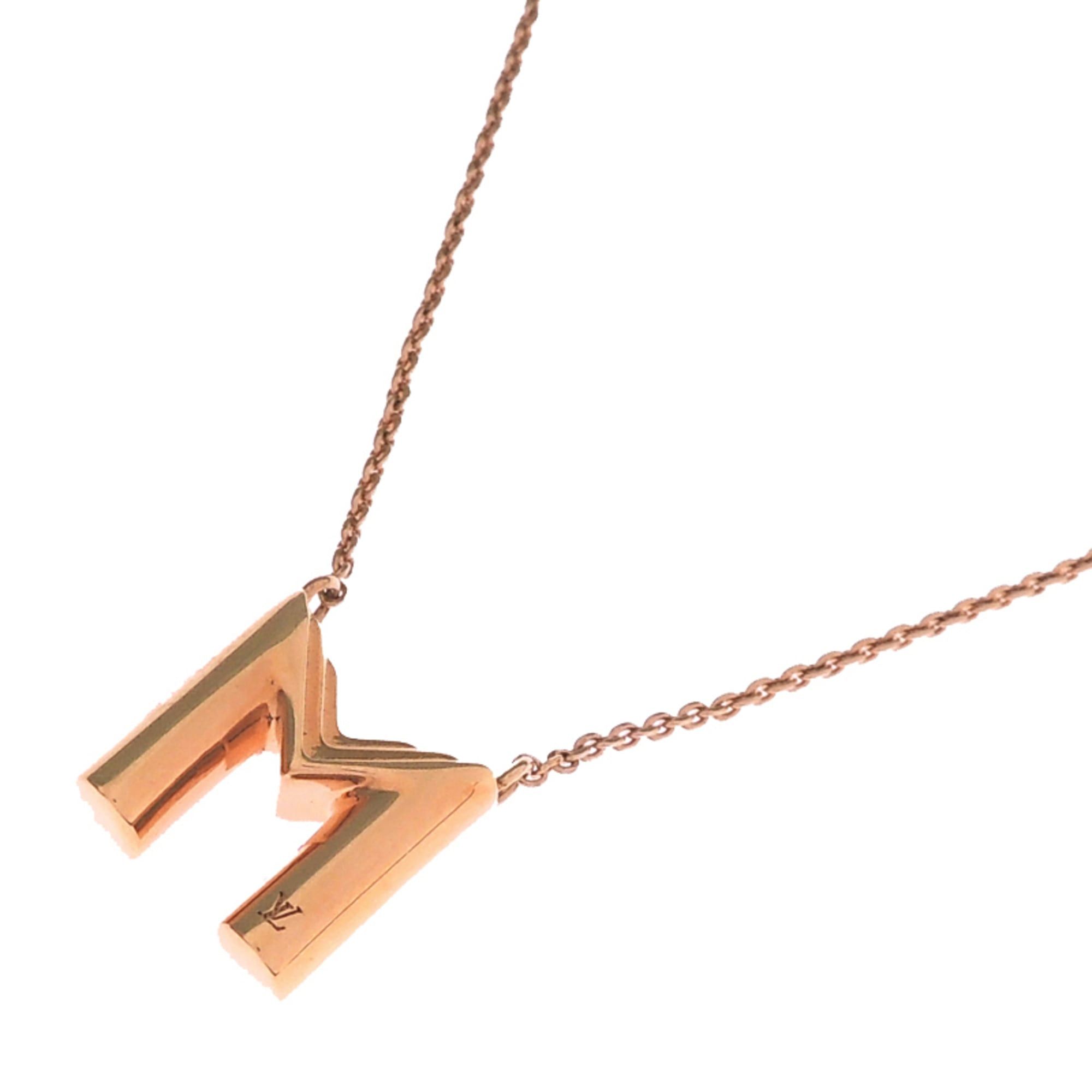 Louis Vuitton Louis Vuitton LV&Me Initials Women's Necklace M61068 GP Gold Tone Size ONE SIZE - 2 Thumbnail