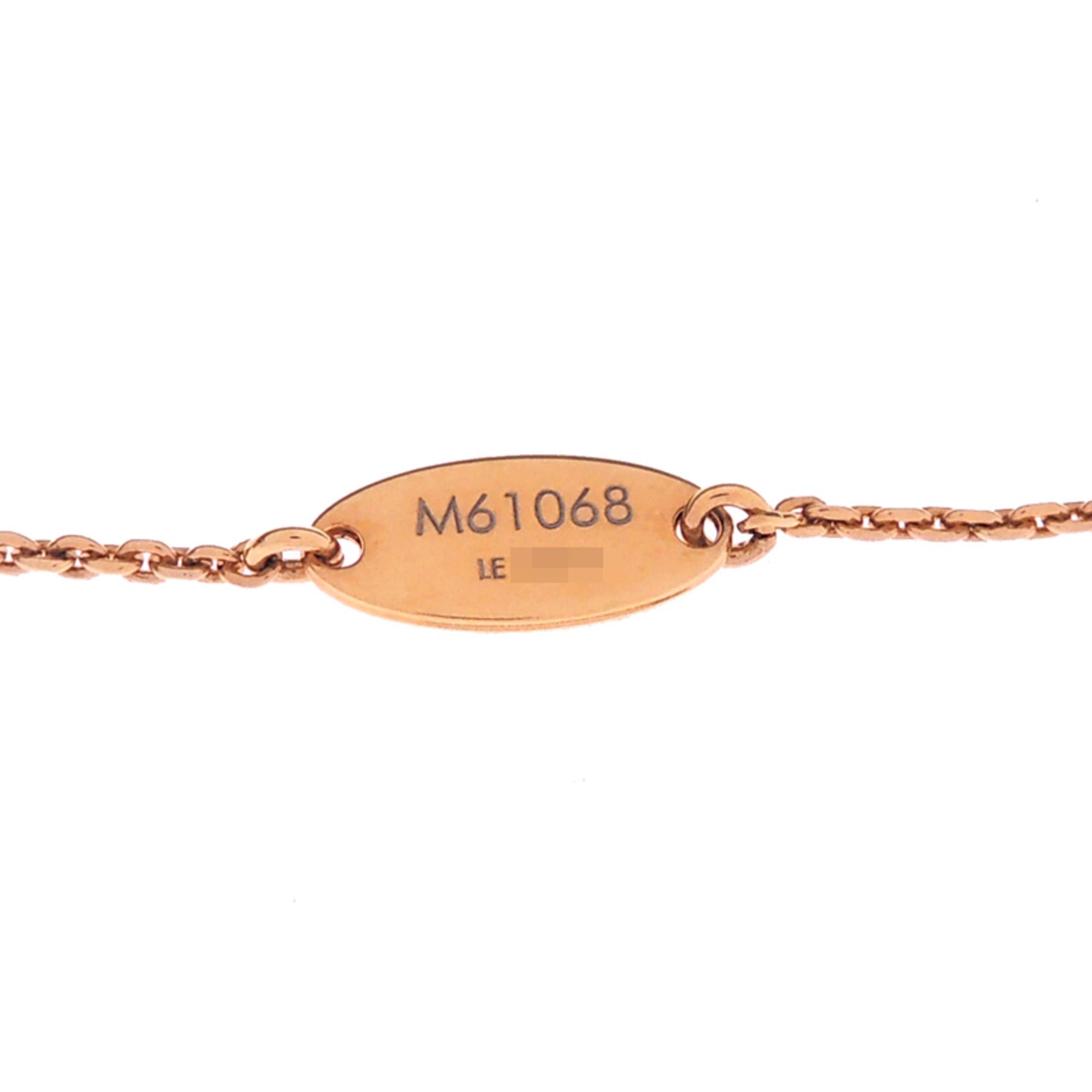 Louis Vuitton Louis Vuitton LV&Me Initials Women's Necklace M61068 GP Gold Tone Size ONE SIZE - 5 Thumbnail