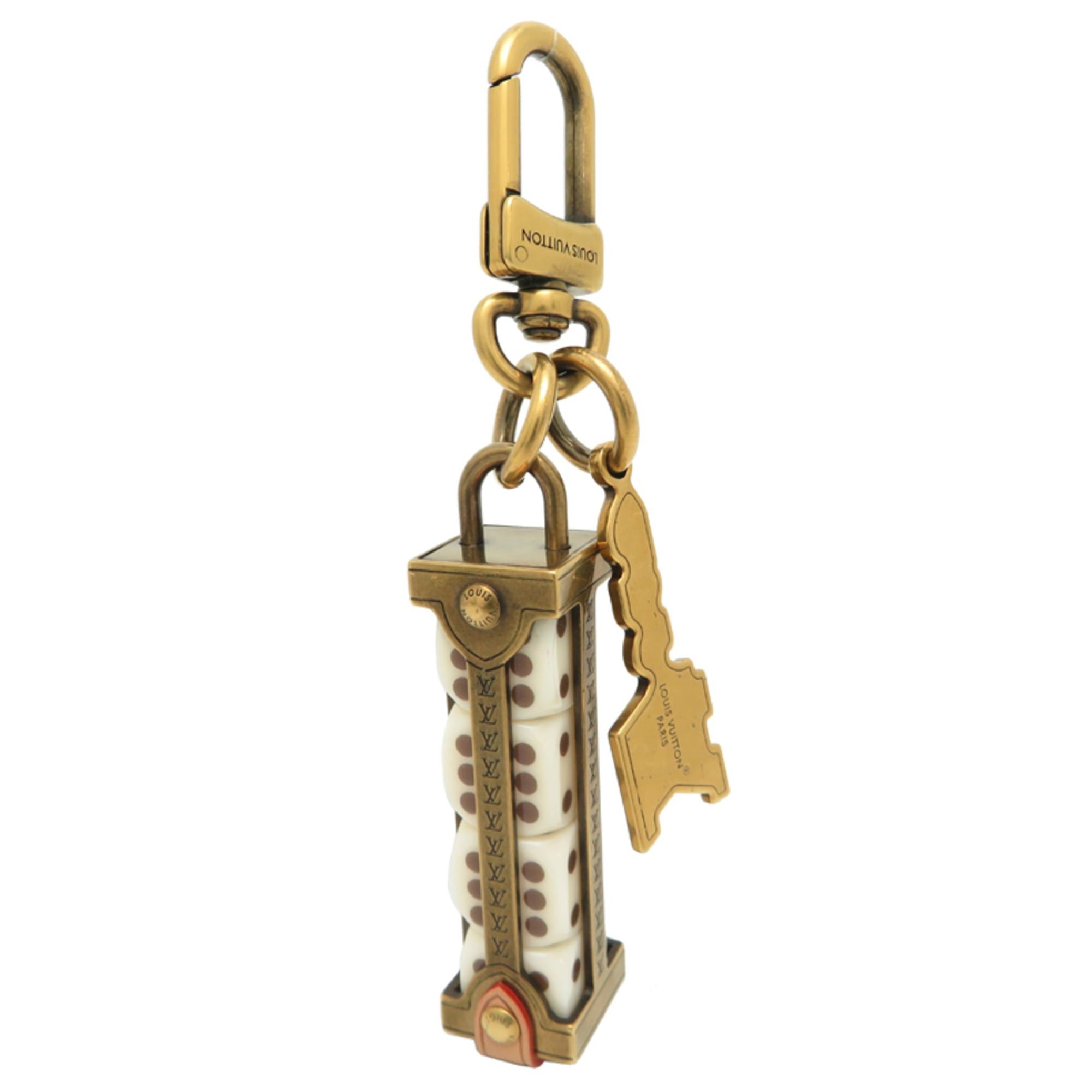 Louis Vuitton Louis Vuitton Lovers Dice Women's/Men's Keychain M01750 Brass Size ONE SIZE - 2 Thumbnail