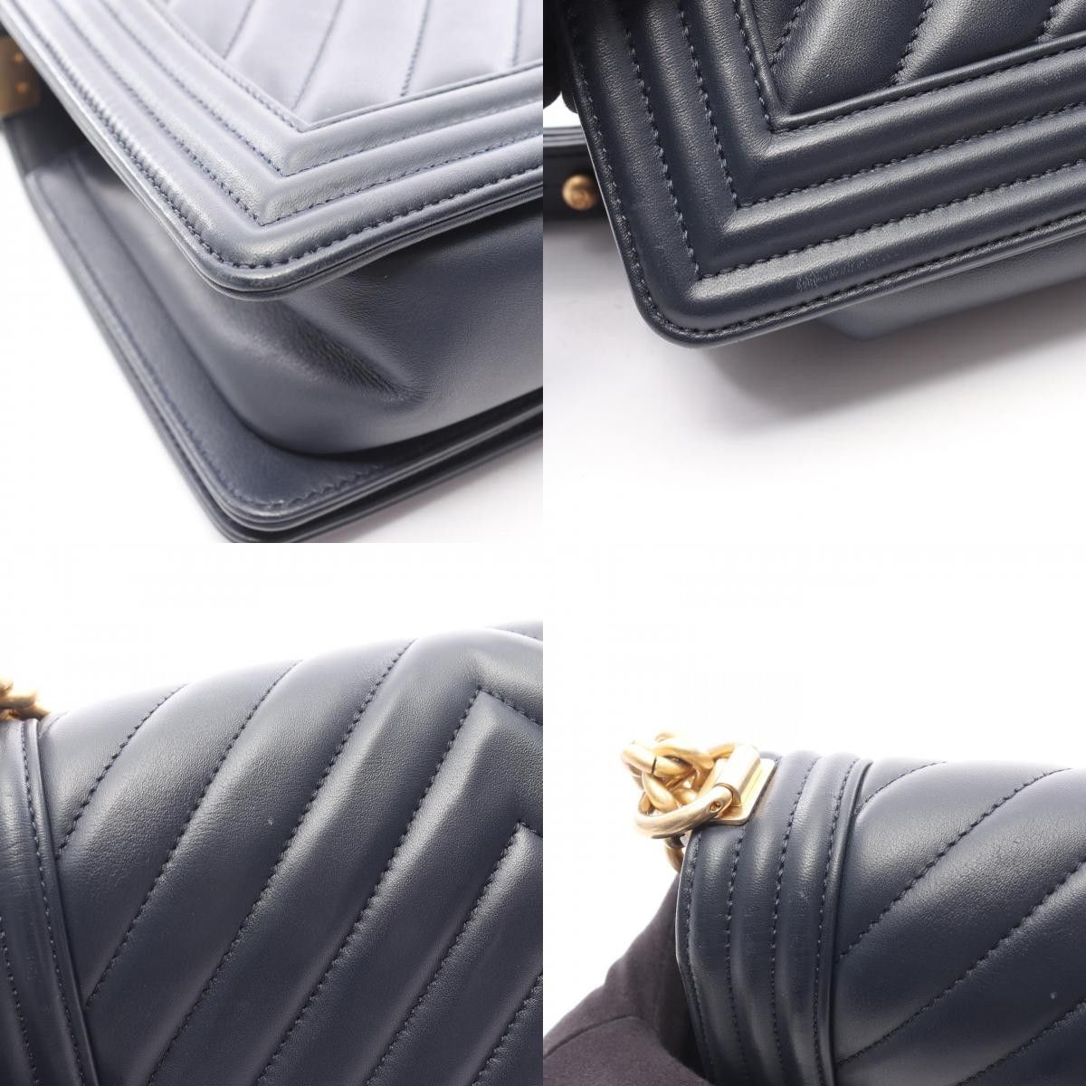 Chanel Chanel CHANEL Boy Chanel Leather Shoulder Bag Leather Shoulder Bag A67086 DUTY FREE for USA Size ONE SIZE - 10 Thumbnail