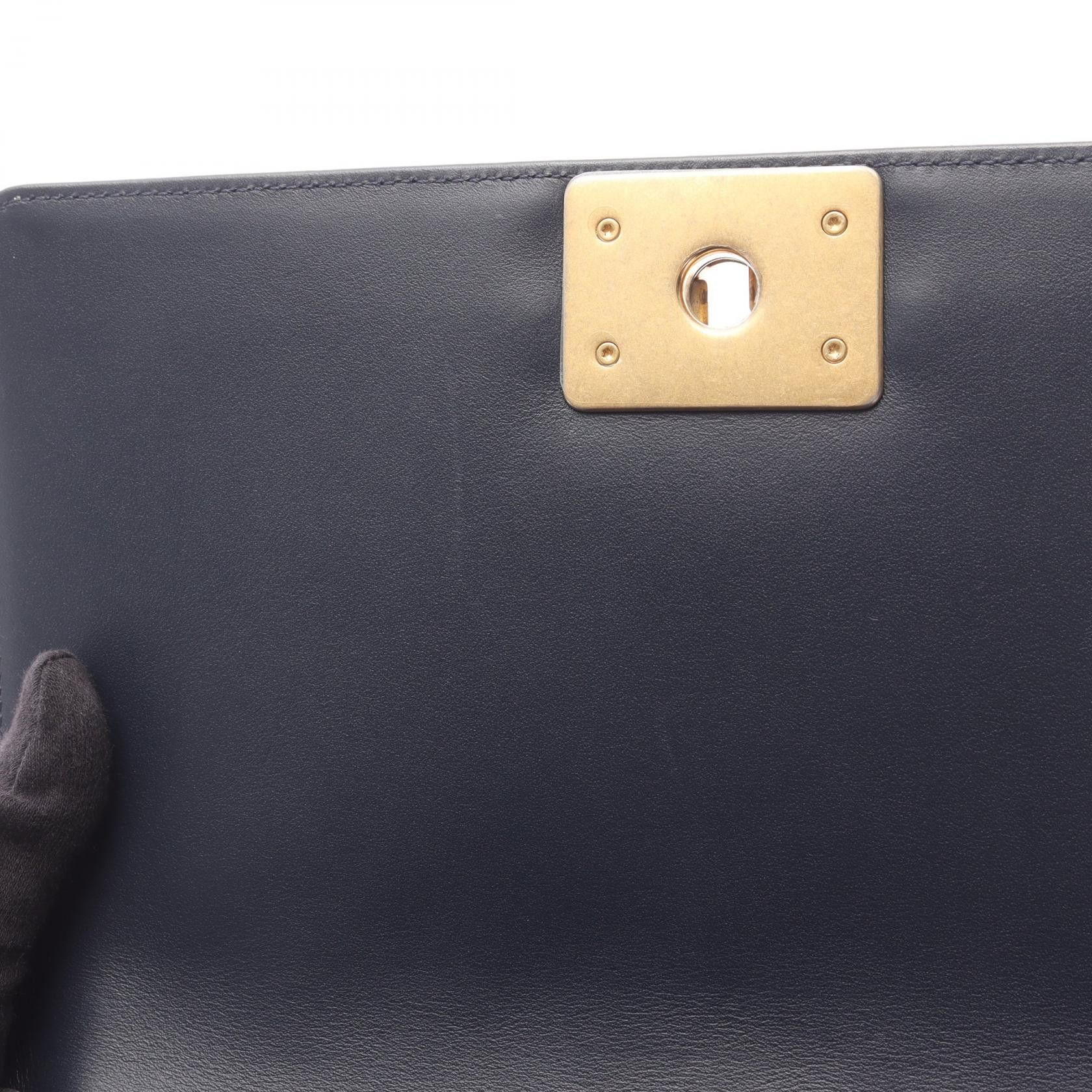Chanel Chanel CHANEL Boy Chanel Leather Shoulder Bag Leather Shoulder Bag A67086 DUTY FREE for USA Size ONE SIZE - 6 Thumbnail