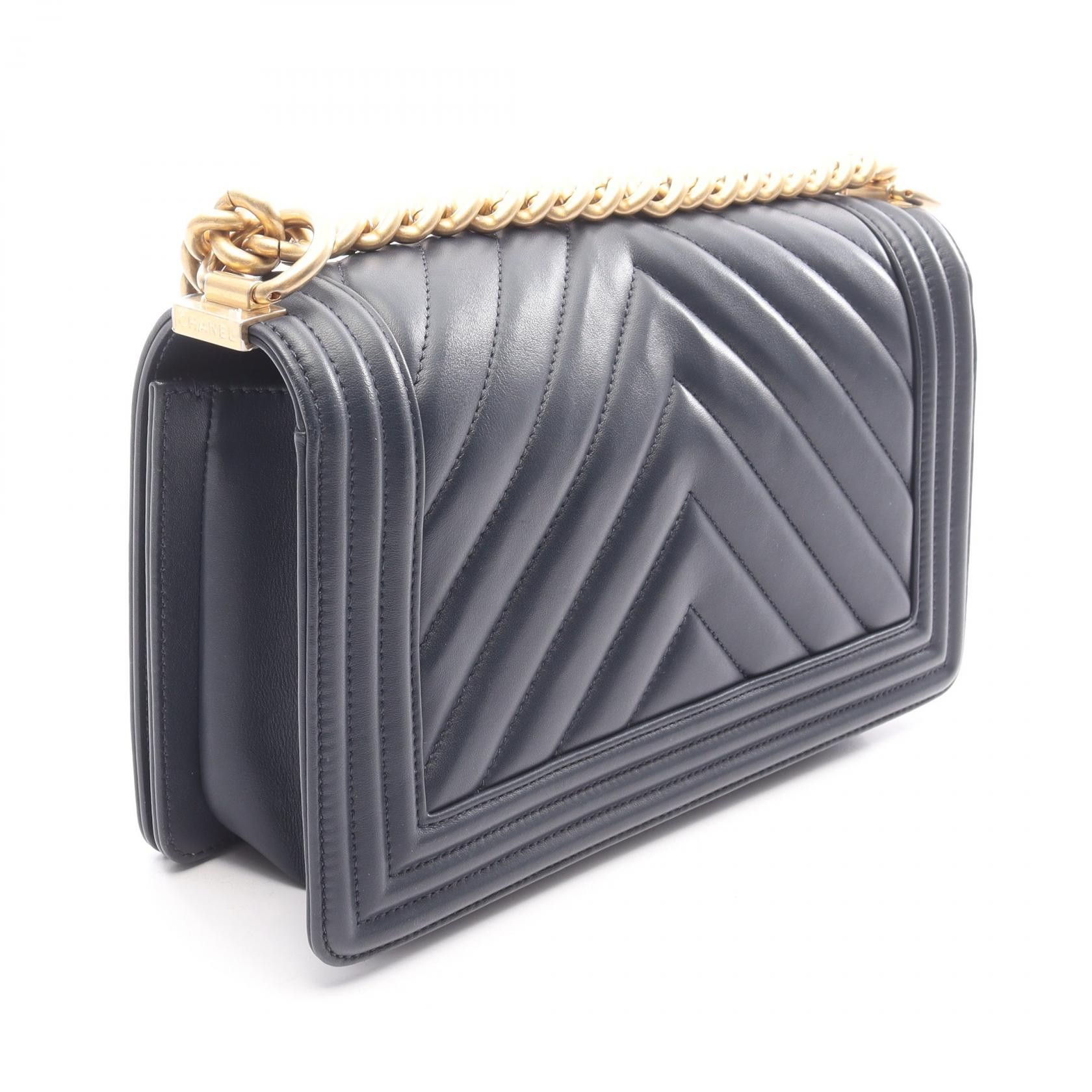 Chanel Chanel CHANEL Boy Chanel Leather Shoulder Bag Leather Shoulder Bag A67086 DUTY FREE for USA Size ONE SIZE - 2 Thumbnail