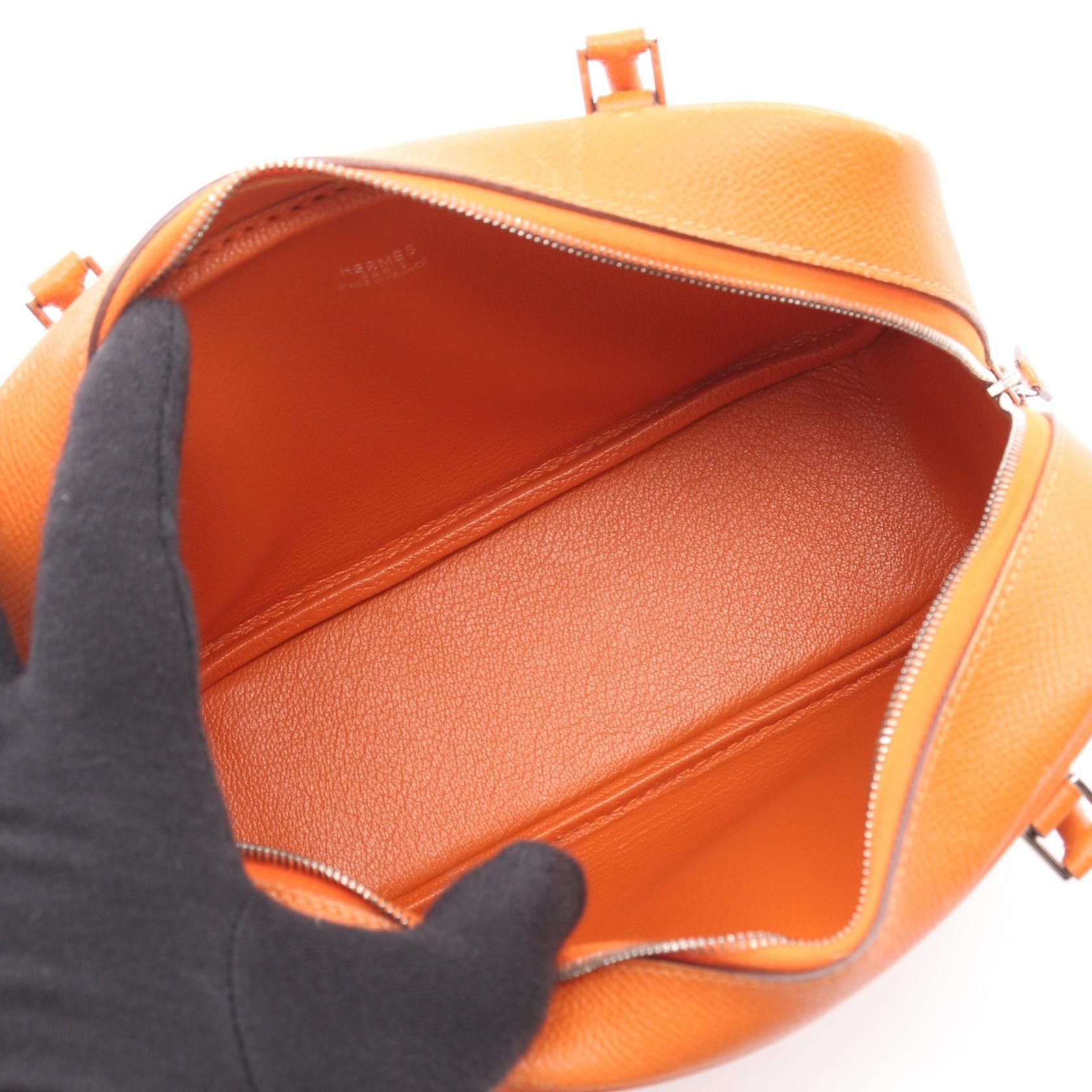 Hermes Hermes Hermes Mini Plume20 Calf Handbag Leather Handbag H DUTY FREE for USA Size ONE SIZE - 3 Thumbnail