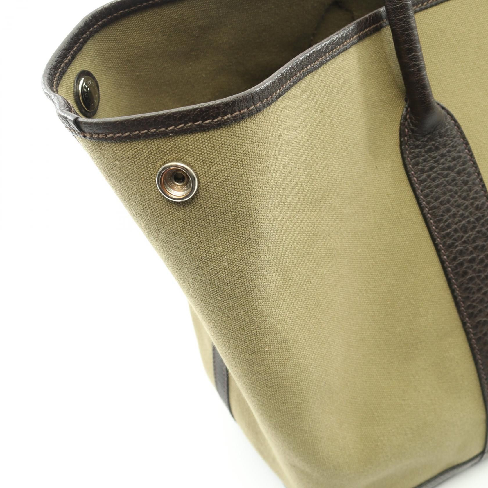 Hermes Hermes Hermes Garden Party PM Canvas Leather Tote Bag Leather Tote Bag T DUTY FREE for USA Size ONE SIZE - 9 Thumbnail