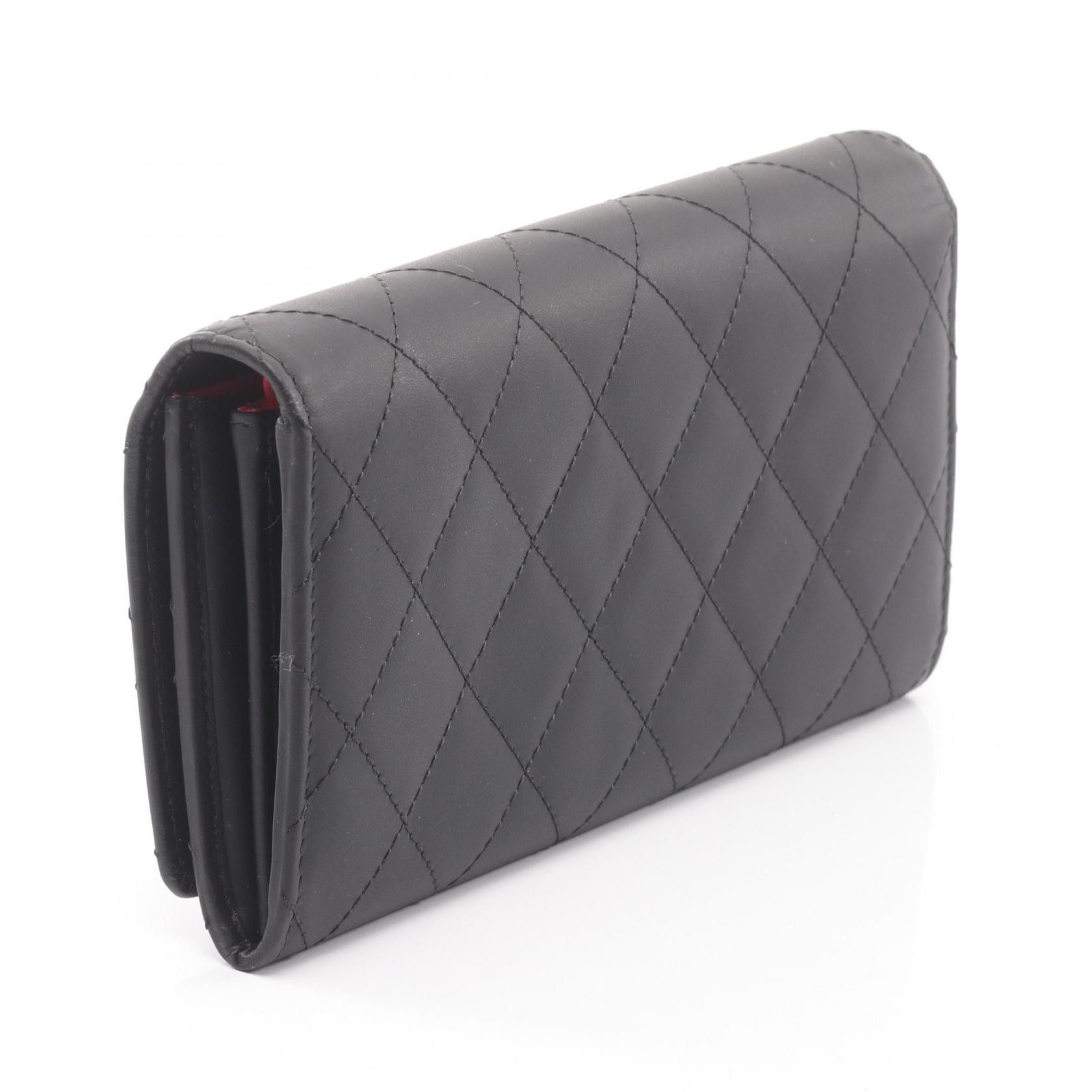 Chanel Chanel CHANEL Cambon Line Patent Leather Long Wallet Leather Long Wallet DUTY FREE for USA Size ONE SIZE - 2 Thumbnail