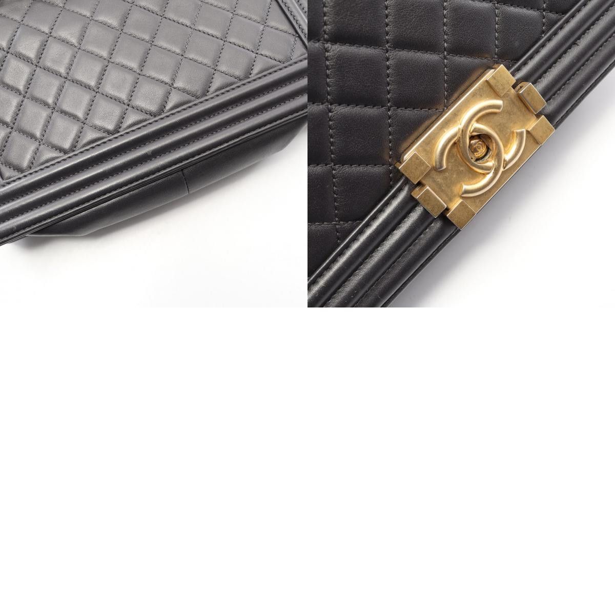 Chanel Chanel CHANEL Boy Chanel Lambskin Shoulder Bag Leather Shoulder Bag A67086 DUTY FREE for USA Size ONE SIZE - 10 Thumbnail