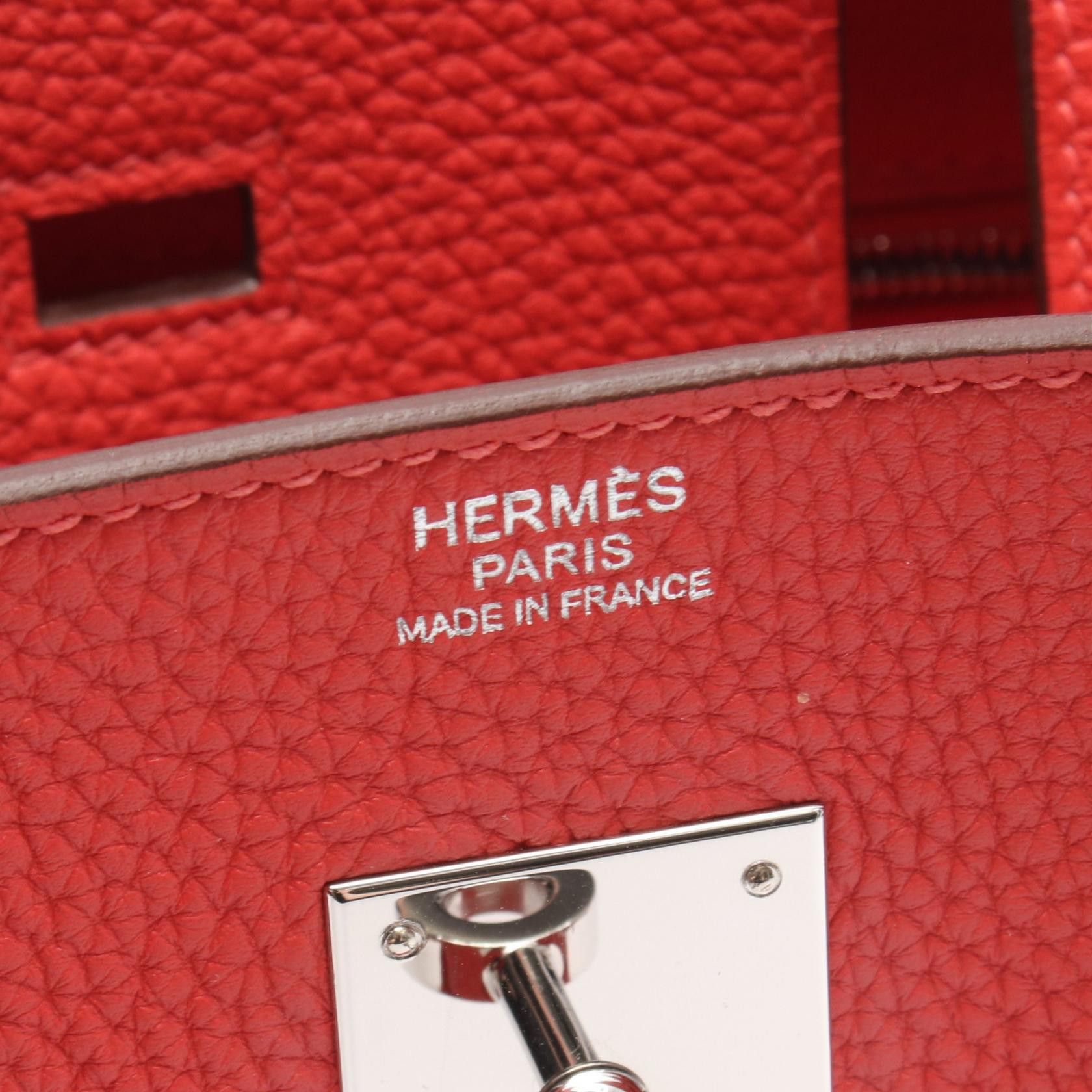 Hermes Hermes Hermes Birkin30 Togo Leather Handbag R DUTY FREE for USA Size ONE SIZE - 4 Thumbnail