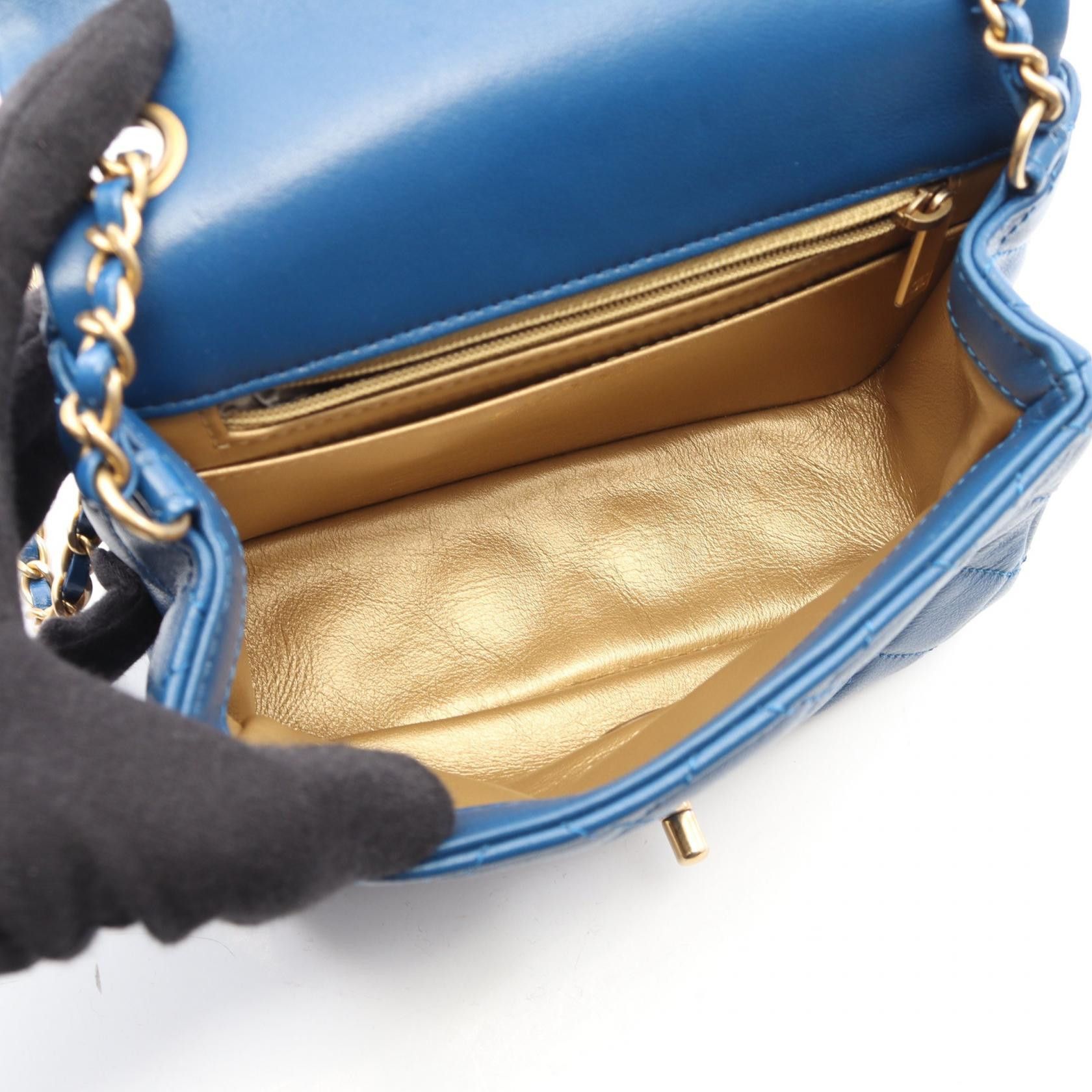 Chanel Chanel Chanel Matelasse Lambskin Shoulder Bag Leather Shoulder Bag DUTY FREE for USA Size ONE SIZE - 3 Thumbnail