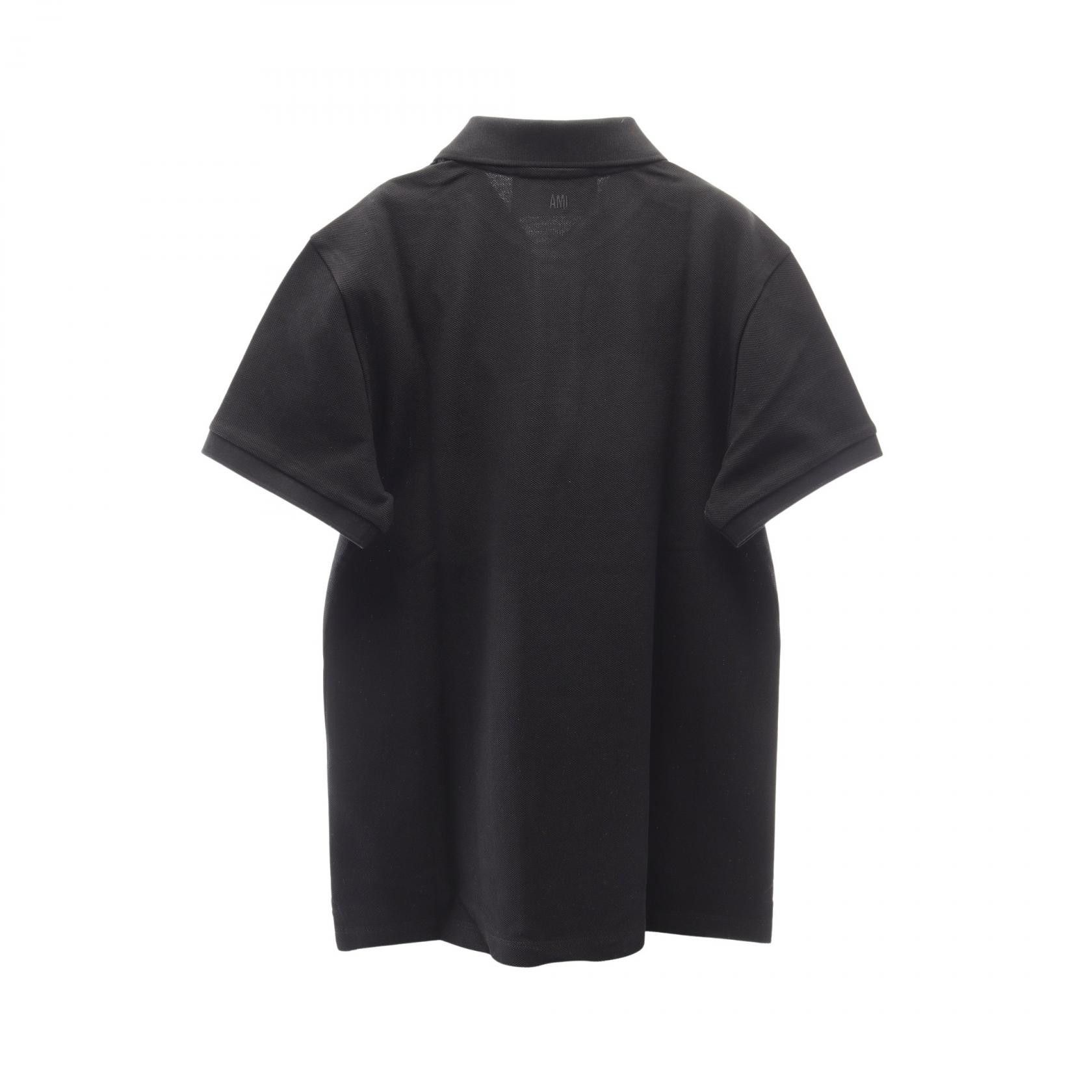 AMI Ami AMI Logo Cotton Polo Shirt Textile Tops UPL001.760001S DUTY FREE for USA Size ONE SIZE - 2 Thumbnail