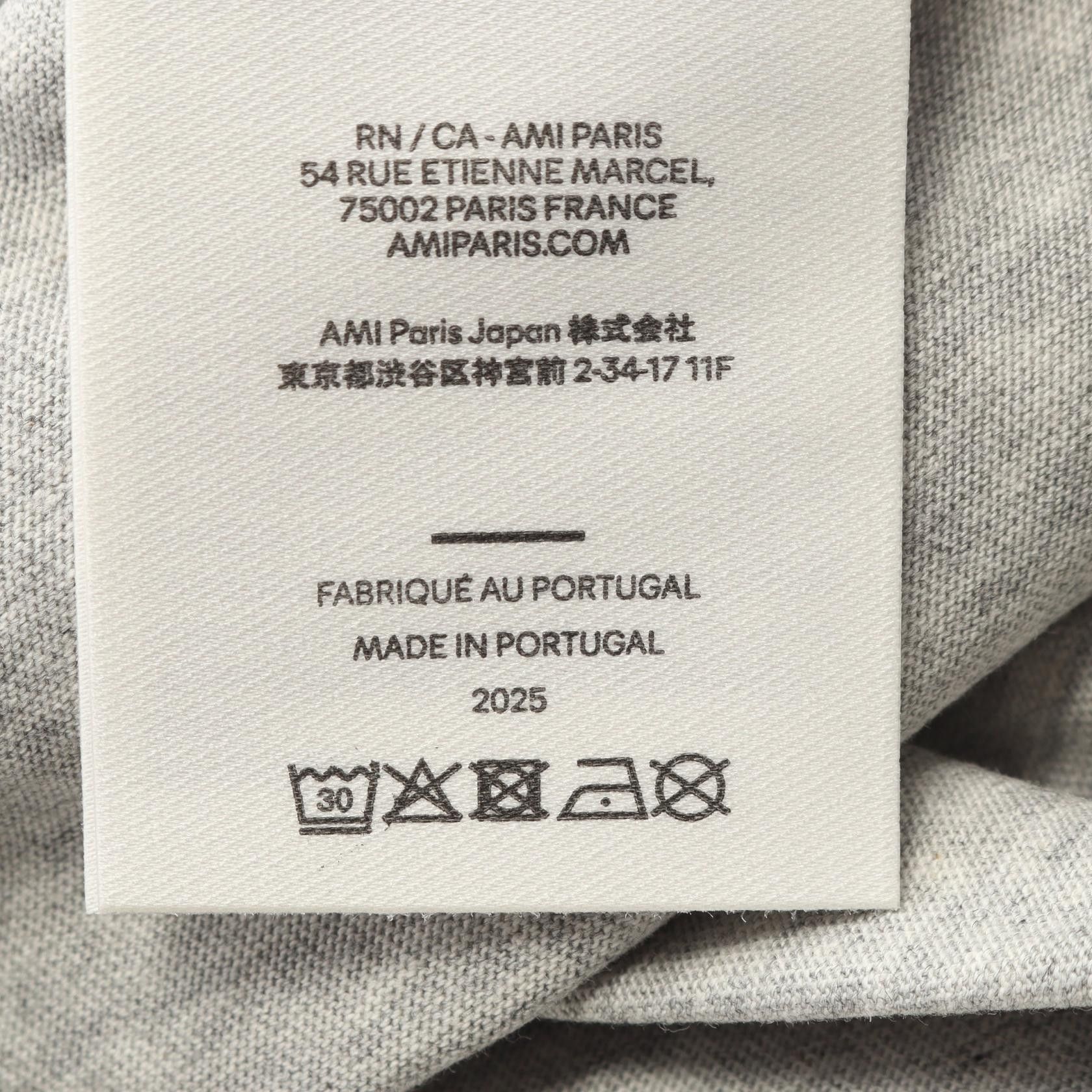 AMI Ami AMI Cotton Tshirt Textile T-Shirts UTS371.724A079S DUTY FREE for USA Size ONE SIZE - 5 Thumbnail