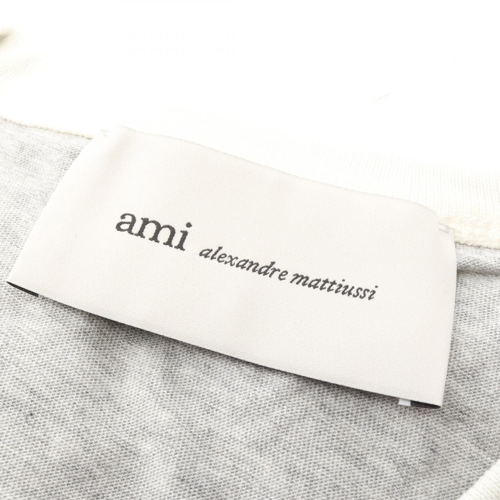AMI Ami AMI Cotton Tshirt Textile T-Shirts UTS371.724A079S DUTY FREE for USA Size ONE SIZE - 3 Thumbnail
