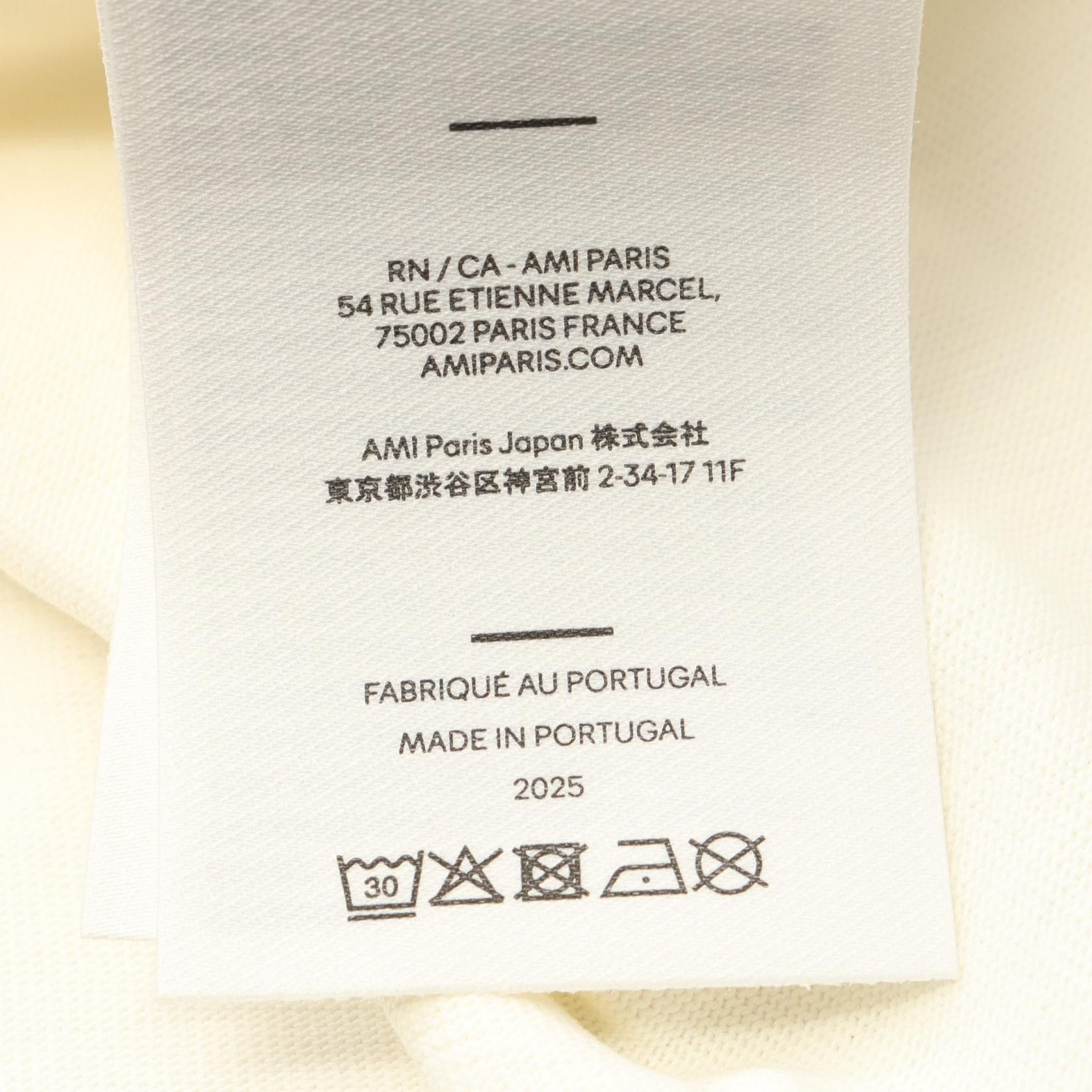 AMI Ami AMI Cotton T shirt Textile T-Shirts UTS379.726A027XS DUTY FREE for USA Size ONE SIZE - 5 Thumbnail