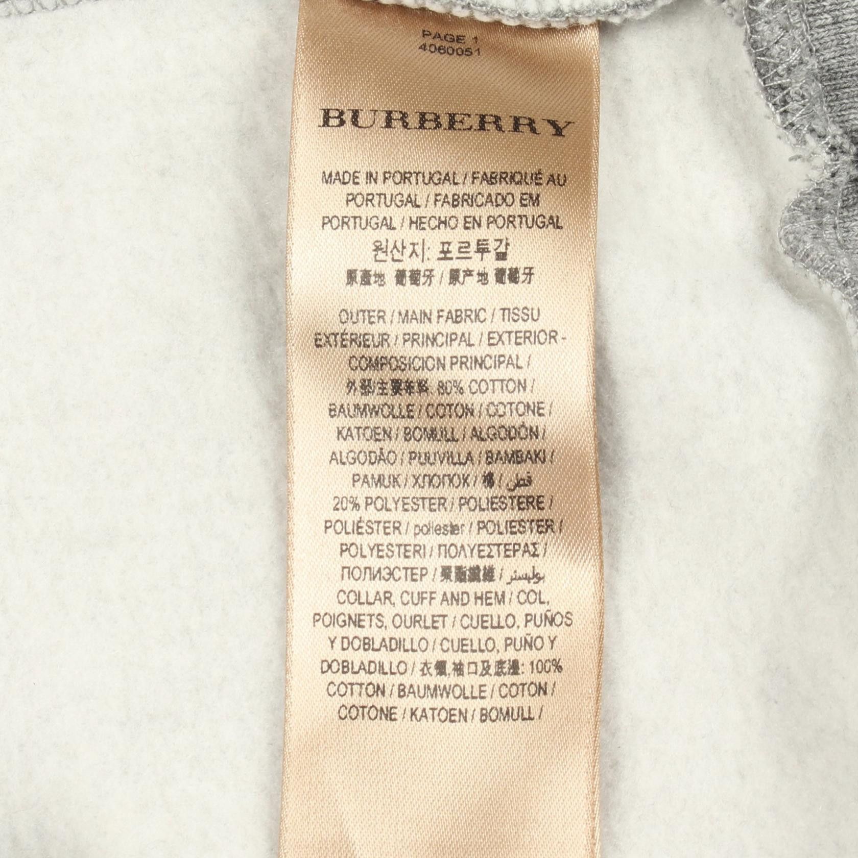 Burberry Burberry Burberry Frill Cotton Polyester Sweatshirt Textile Sweatshirts & Hoodies DUTY FREE for USA Size ONE SIZE - 4 Thumbnail