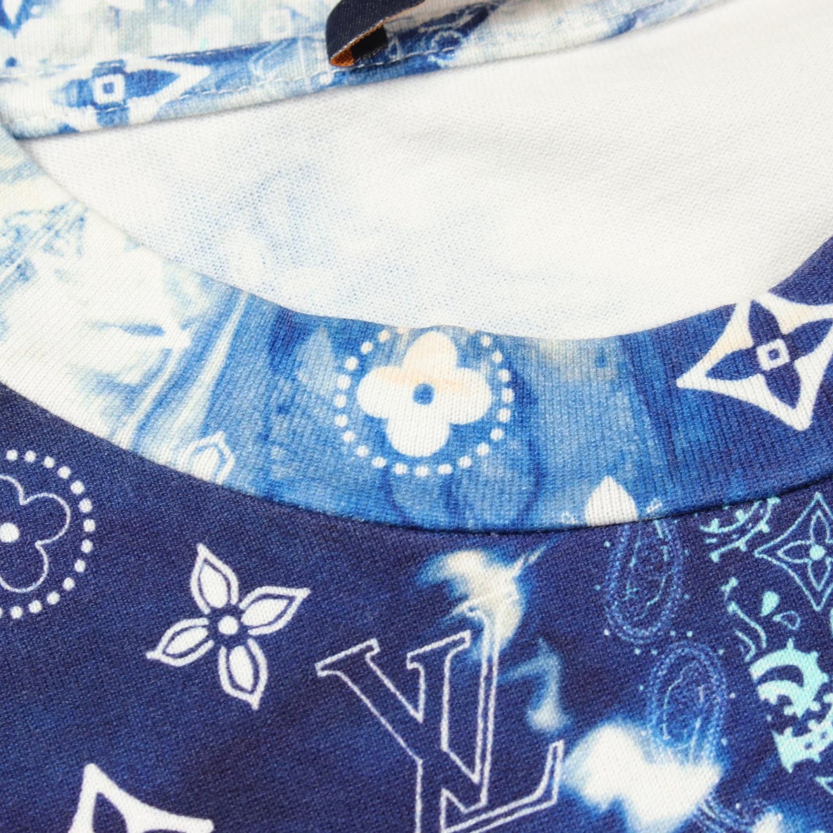 Louis Vuitton Louis Vuitton Louis Vuitton Monogram Bandana Print Cotton Tshirt Textile T-Shirts DUTY FREE for USA Size ONE SIZE - 7 Thumbnail