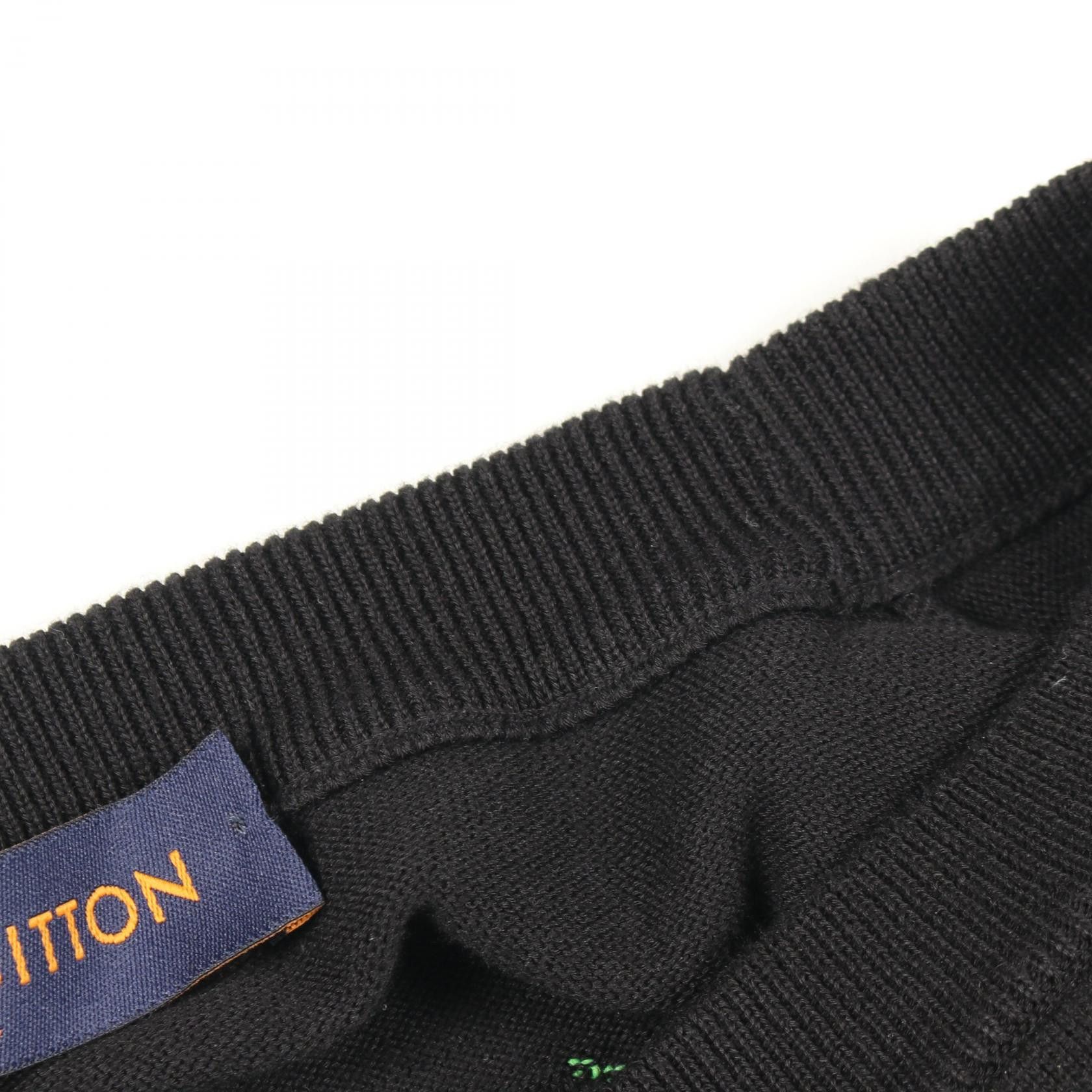Louis Vuitton Louis Vuitton Louis Vuitton Graphic Knit Cotton Nylon T Shirt Textile T-Shirts DUTY FREE for USA Size ONE SIZE - 6 Thumbnail