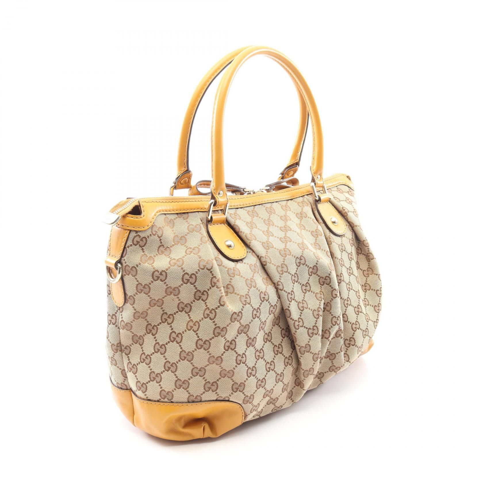 Gucci Gucci Gucci Sukey GG Canvas Leather 2way Handbag Textile Handbag 285730 DUTY FREE for USA Size ONE SIZE - 2 Thumbnail