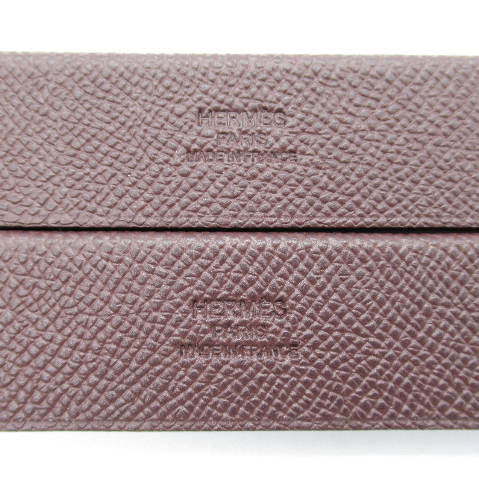 Hermes Hermes Hermes Silkitt Rose Mexique Rouge Cou Togo Leather Accessory Leather Other Z DUTY FREE for USA Size ONE SIZE - 5 Thumbnail